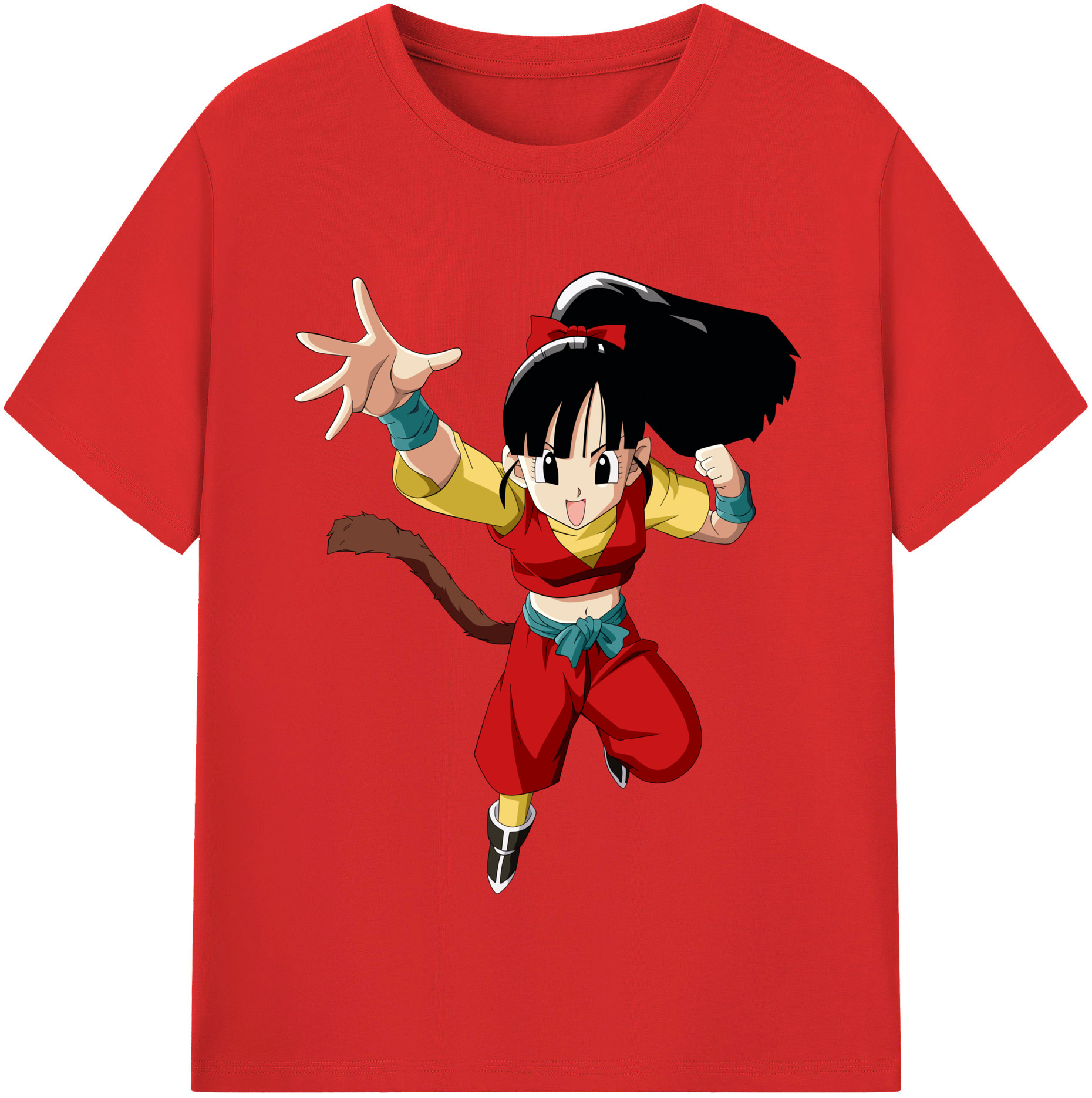 （画像用） ドラゴンボール パン DRAGON BALL Pan レディースカジュアルプリントTシャツ（綿100％）