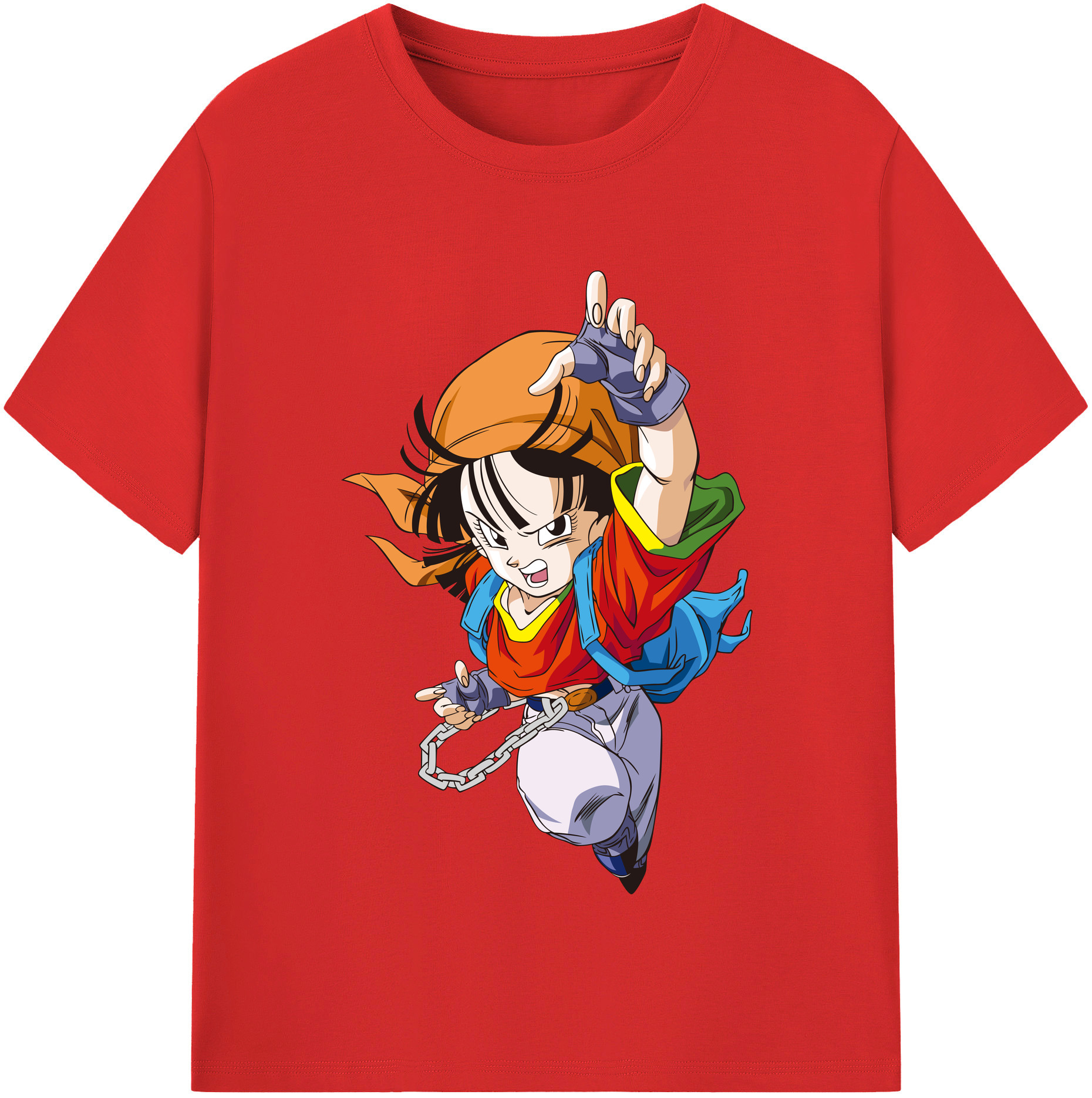 （画像用） ドラゴンボール パン DRAGON BALL Pan レディースカジュアルプリントTシャツ（綿100％）