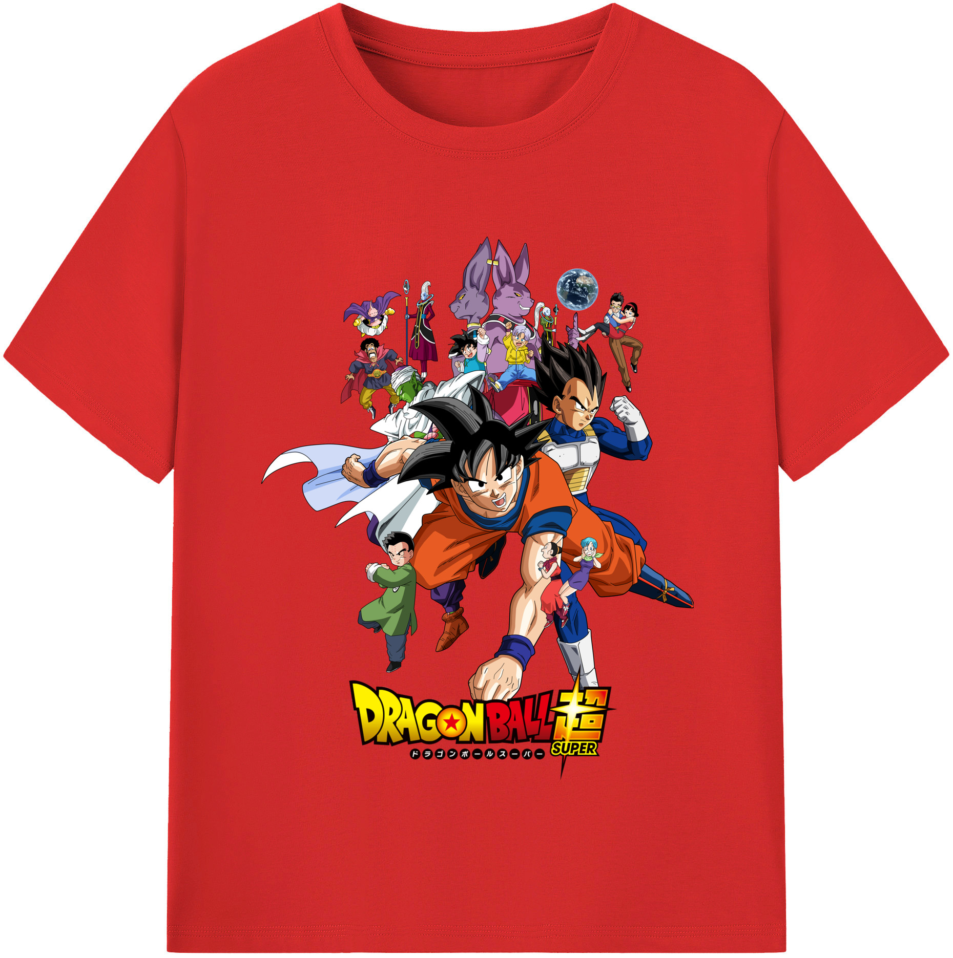 （画像用） ドラゴンボール DRAGON BALL レディースカジュアルプリントTシャツ（綿100％）