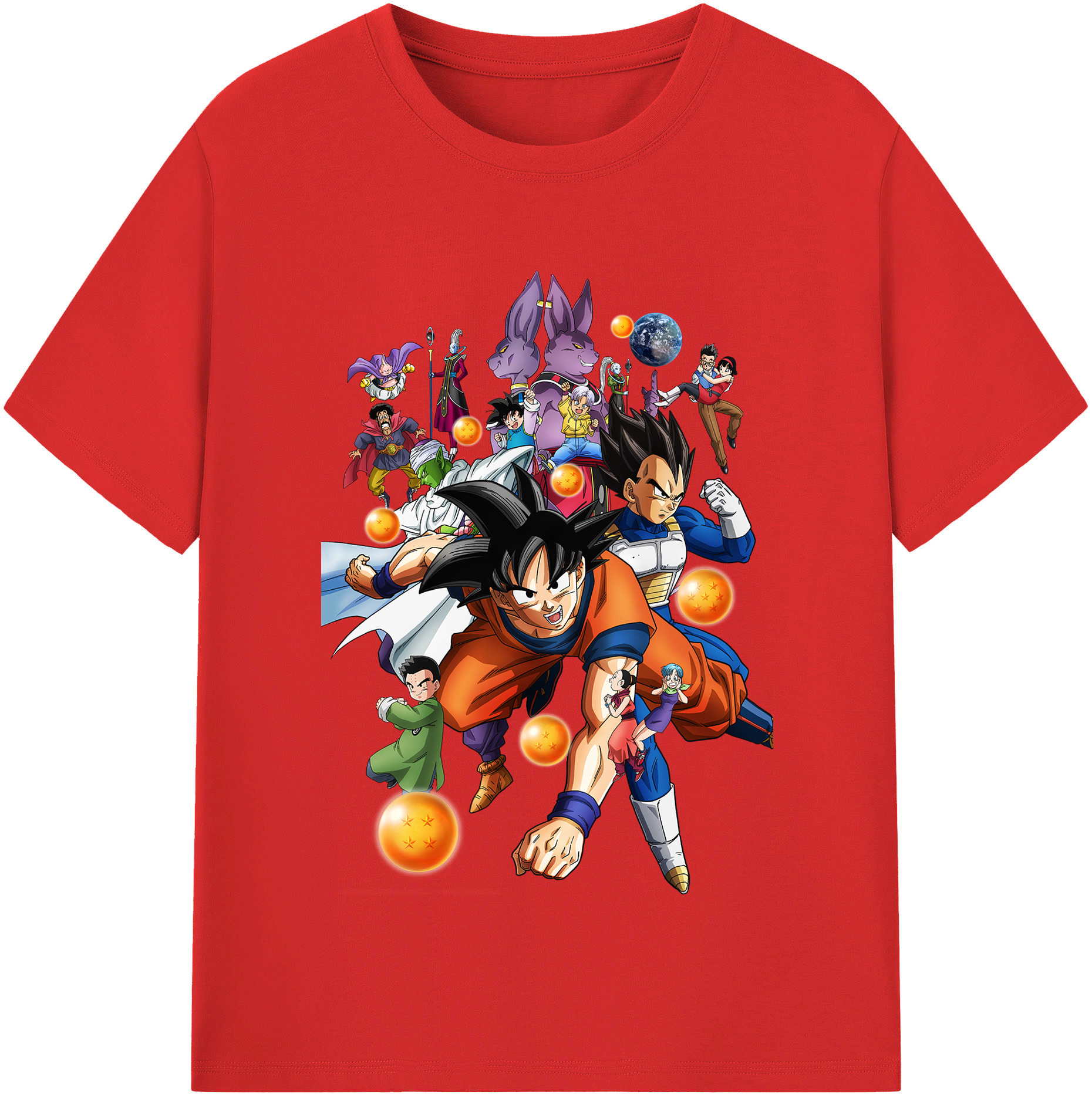（画像用） ドラゴンボール DRAGON BALL レディースカジュアルプリントTシャツ（綿100％）