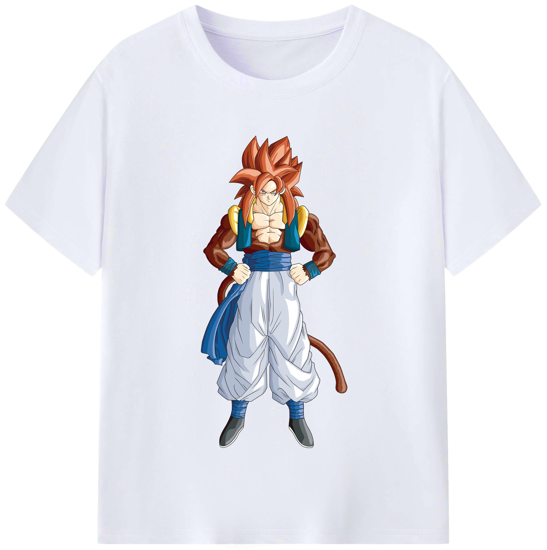 （画像用） ドラゴンボール 孫悟空（そん ごくう）Son Goku カカロット DRAGON BALL Kakarotto レディースカジュアルプリントTシャツ（綿100％）