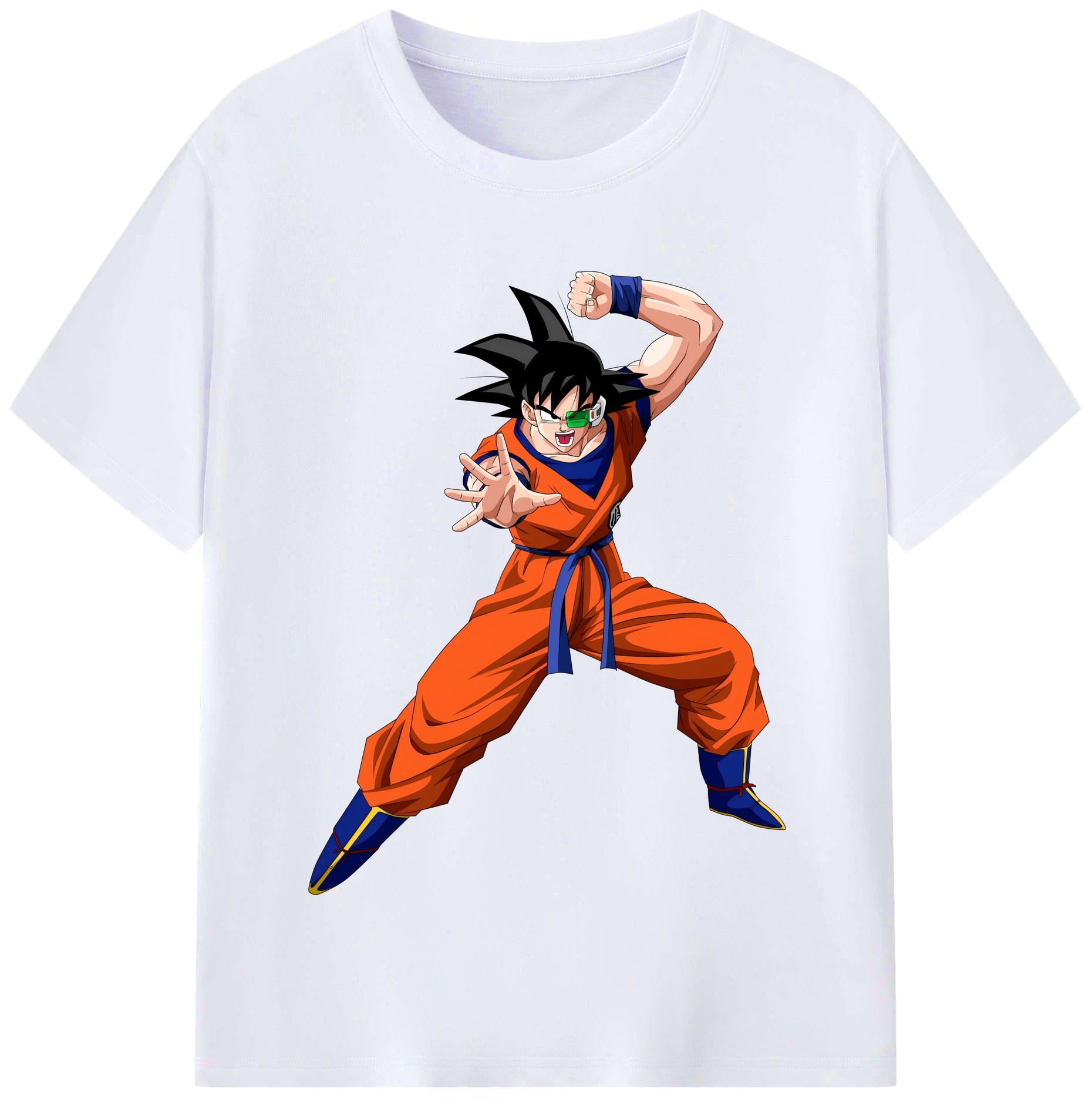 （画像用） ドラゴンボール 孫悟空（そん ごくう）Son Goku カカロット DRAGON BALL Kakarotto レディースカジュアルプリントTシャツ（綿100％）