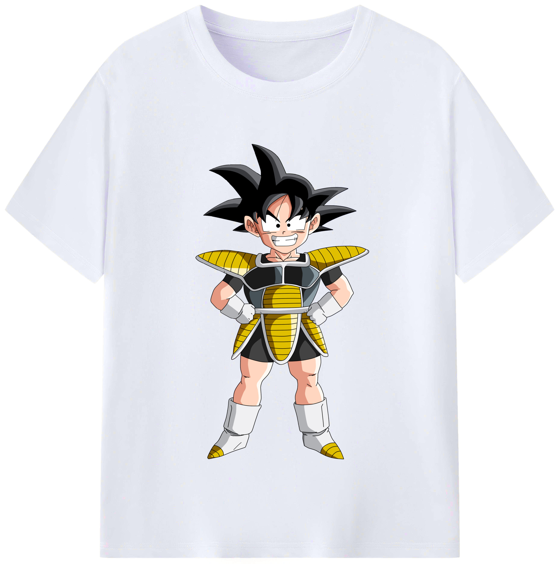 （画像用） ドラゴンボール 孫悟空（そん ごくう）Son Goku カカロット DRAGON BALL Kakarotto レディースカジュアルプリントTシャツ（綿100％）