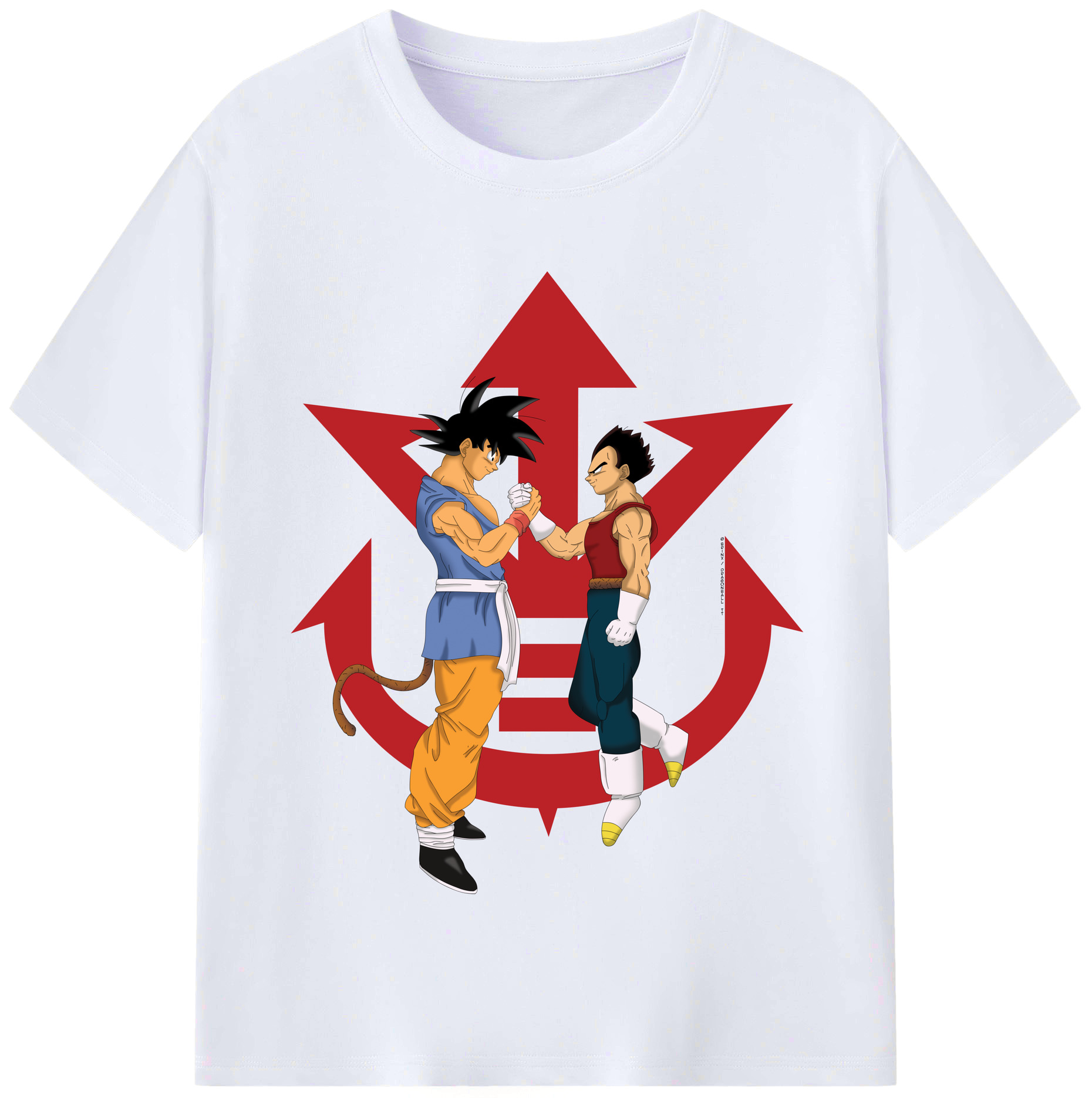 （画像用） ドラゴンボール 孫悟空（そん ごくう）Son Goku カカロット DRAGON BALL Kakarotto レディースカジュアルプリントTシャツ（綿100％）