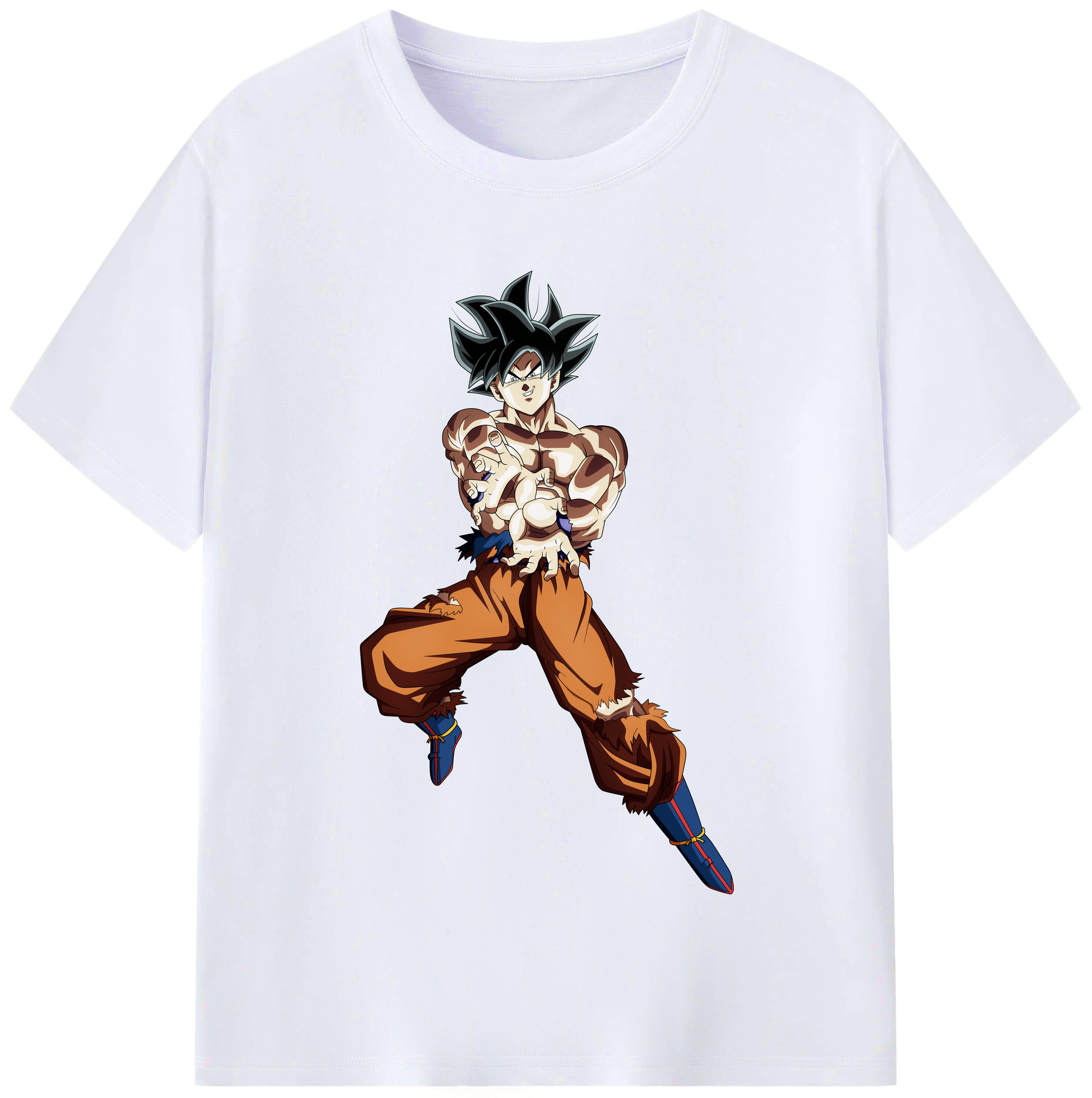 （画像用） ドラゴンボール 孫悟空（そん ごくう）Son Goku カカロット DRAGON BALL Kakarotto レディースカジュアルプリントTシャツ（綿100％）