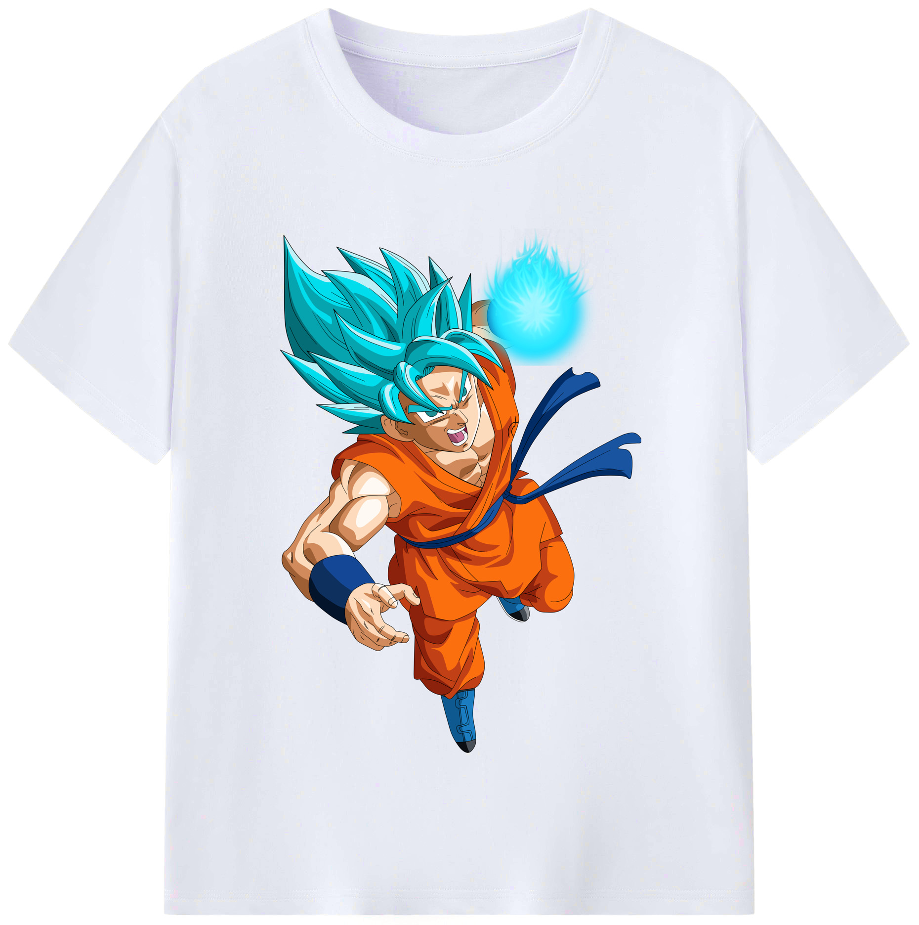 （画像用） ドラゴンボール 孫悟空（そん ごくう）Son Goku カカロット DRAGON BALL Kakarotto レディースカジュアルプリントTシャツ（綿100％）