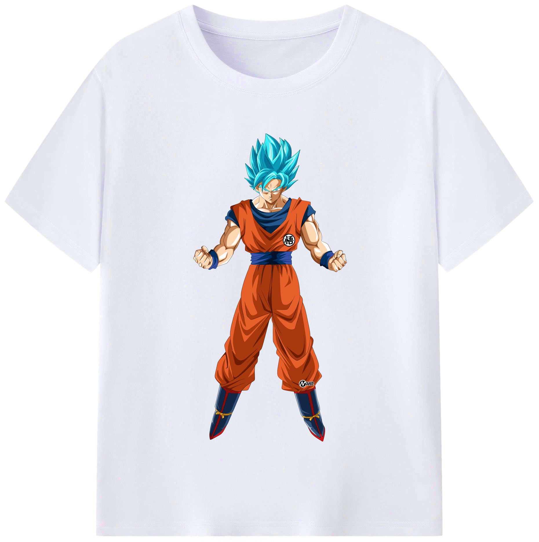 （画像用） ドラゴンボール 孫悟空（そん ごくう）Son Goku カカロット DRAGON BALL Kakarotto レディースカジュアルプリントTシャツ（綿100％）
