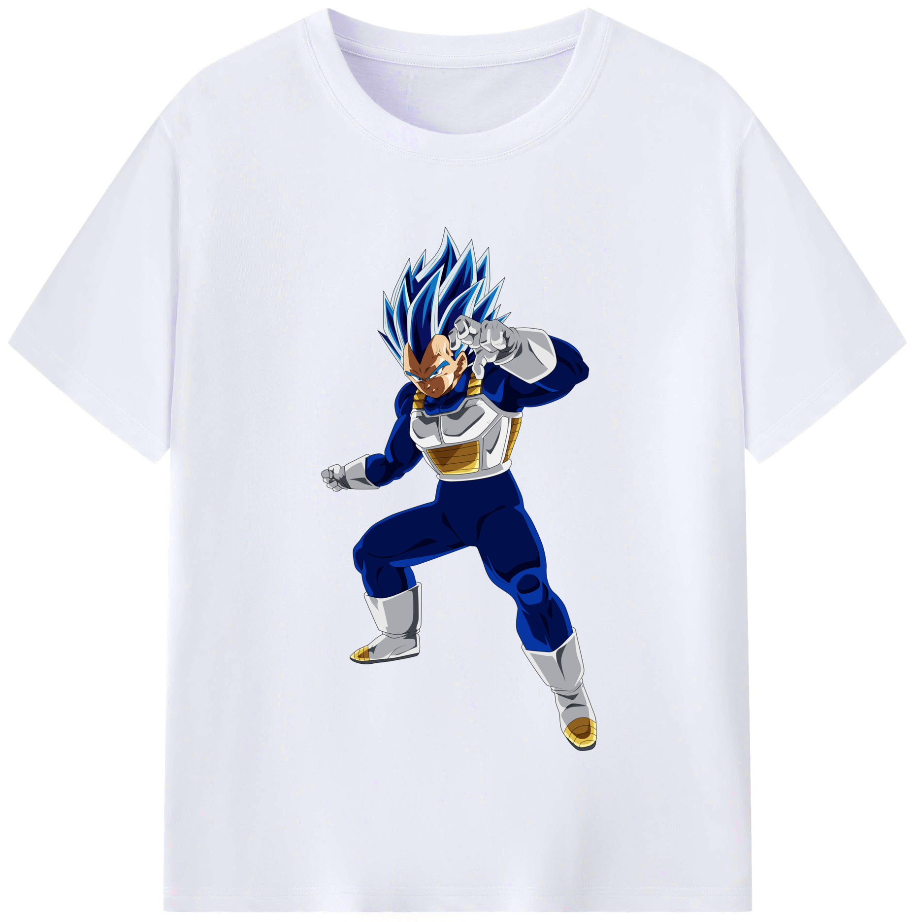 （画像用） ドラゴンボール ベジータ四世（Bejīta Yonsei）DRAGON BALL Vegeta IV レディースカジュアルプリントTシャツ（綿100％）
