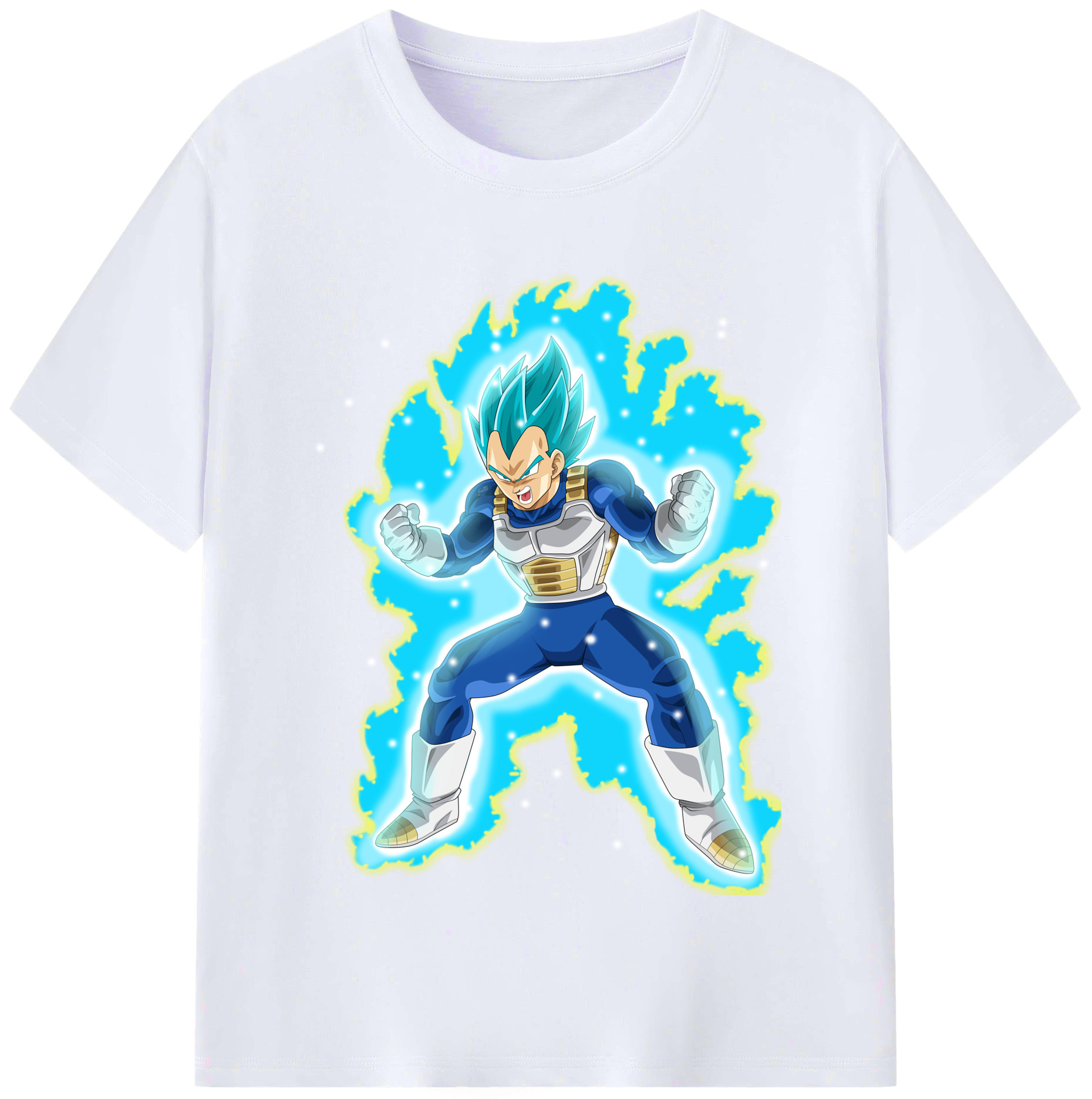 （画像用） ドラゴンボール ベジータ四世（Bejīta Yonsei）DRAGON BALL Vegeta IV レディースカジュアルプリントTシャツ（綿100％）