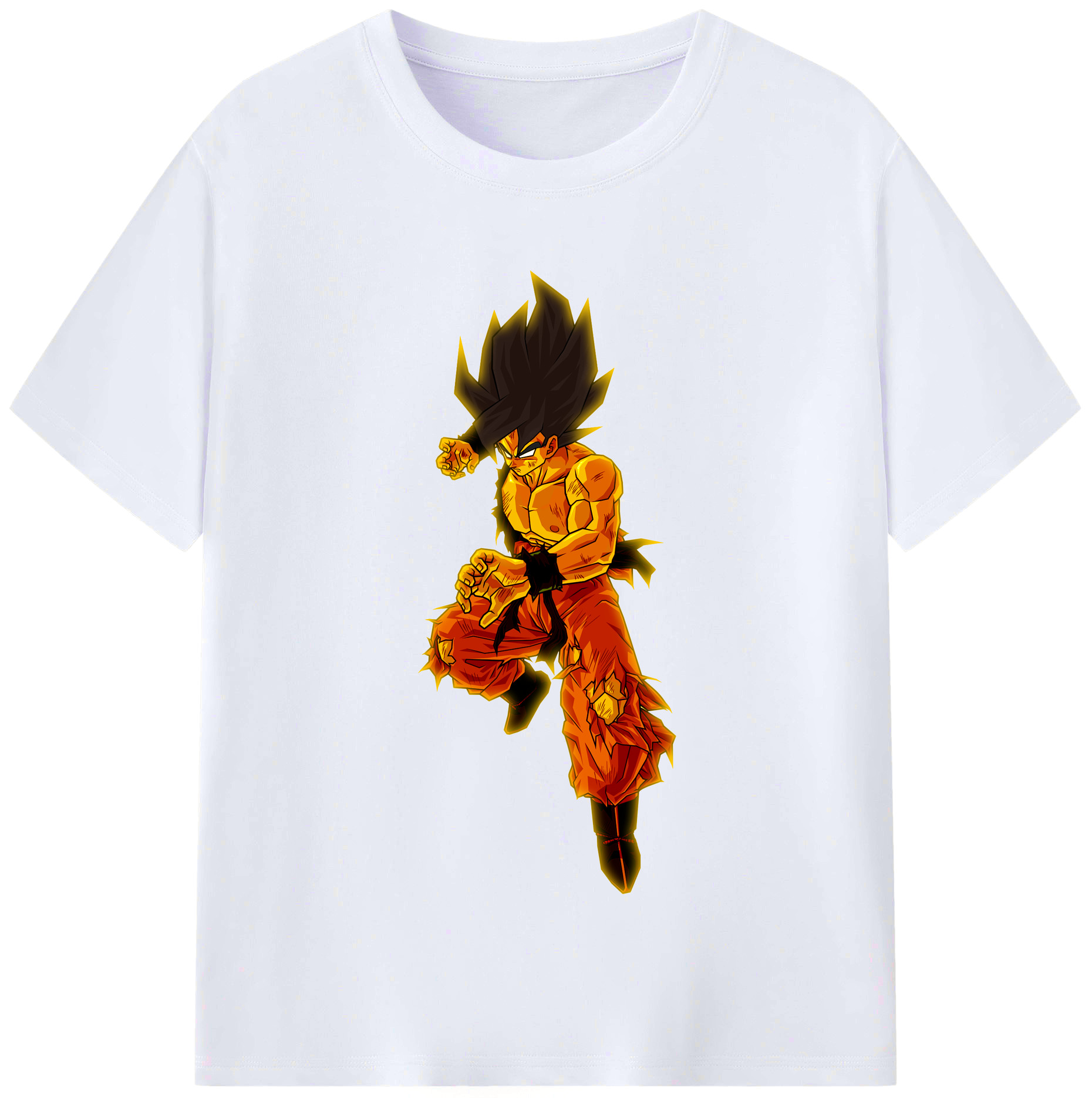 （画像用） ドラゴンボール 孫 悟飯（そんごはん）DRAGON BALL Son Gohan レディースカジュアルプリントTシャツ（綿100％）