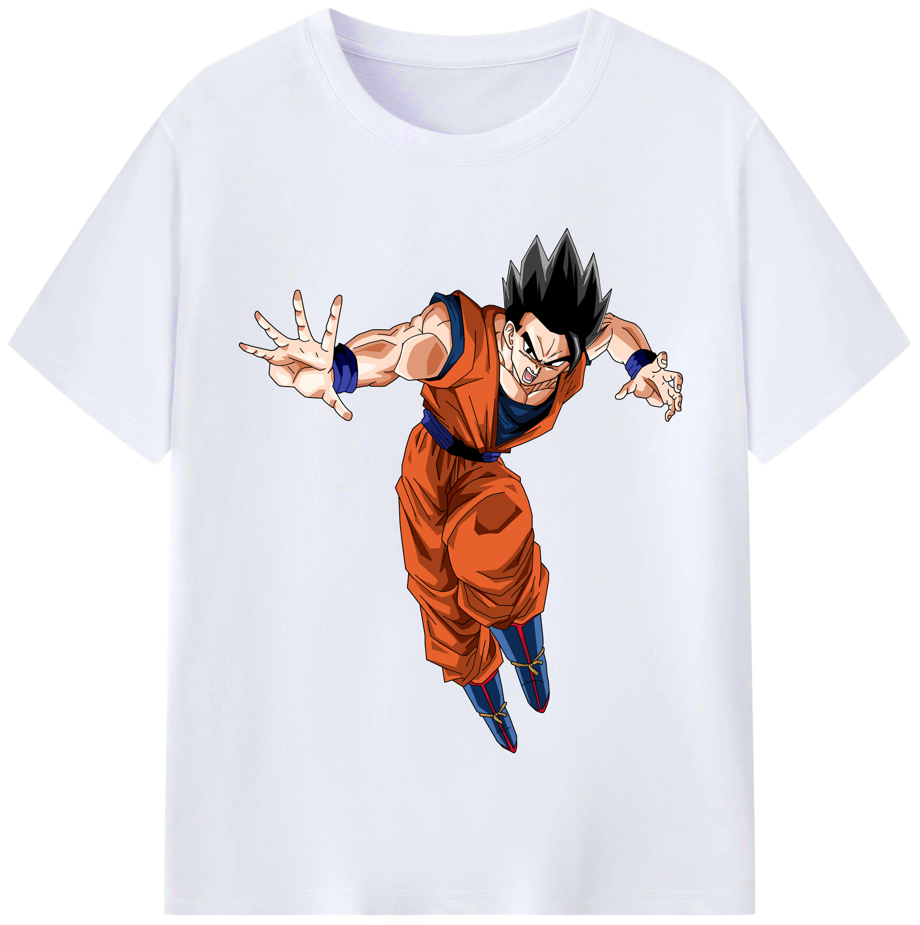 （画像用） ドラゴンボール 孫 悟飯（そんごはん）DRAGON BALL Son Gohan レディースカジュアルプリントTシャツ（綿100％）