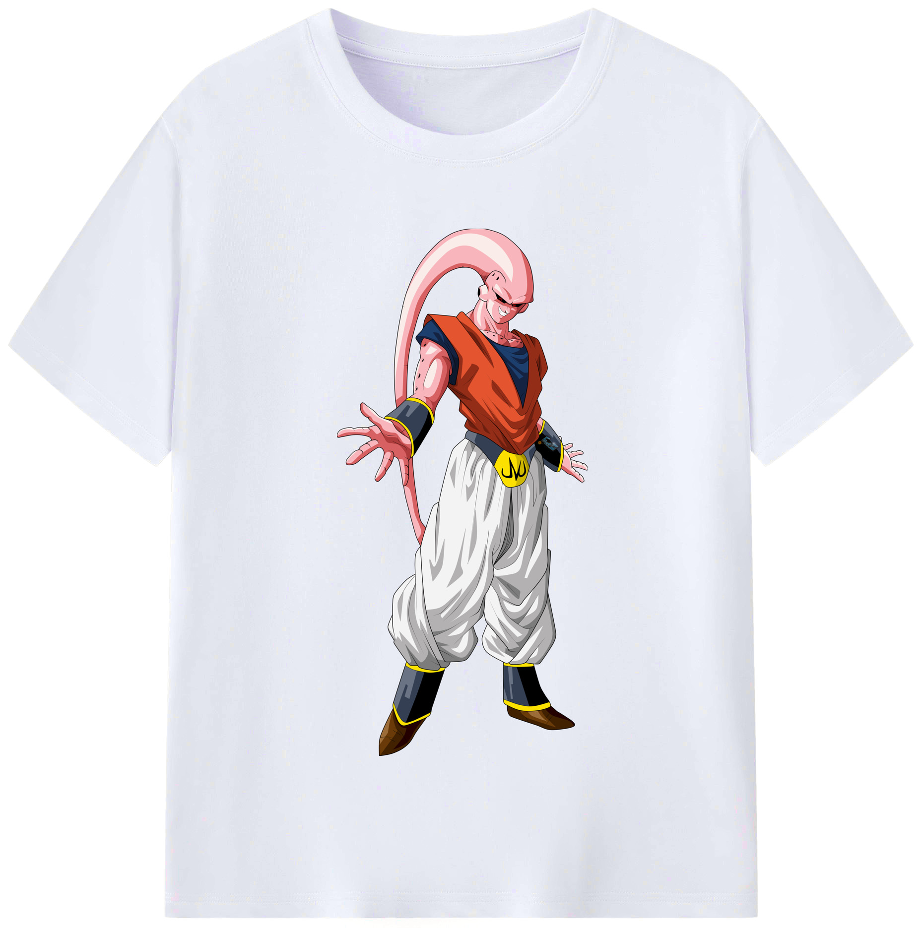 （画像用） ドラゴンボール 魔人ブウ DRAGON BALL Majin Buu レディースカジュアルプリントTシャツ（綿100％）