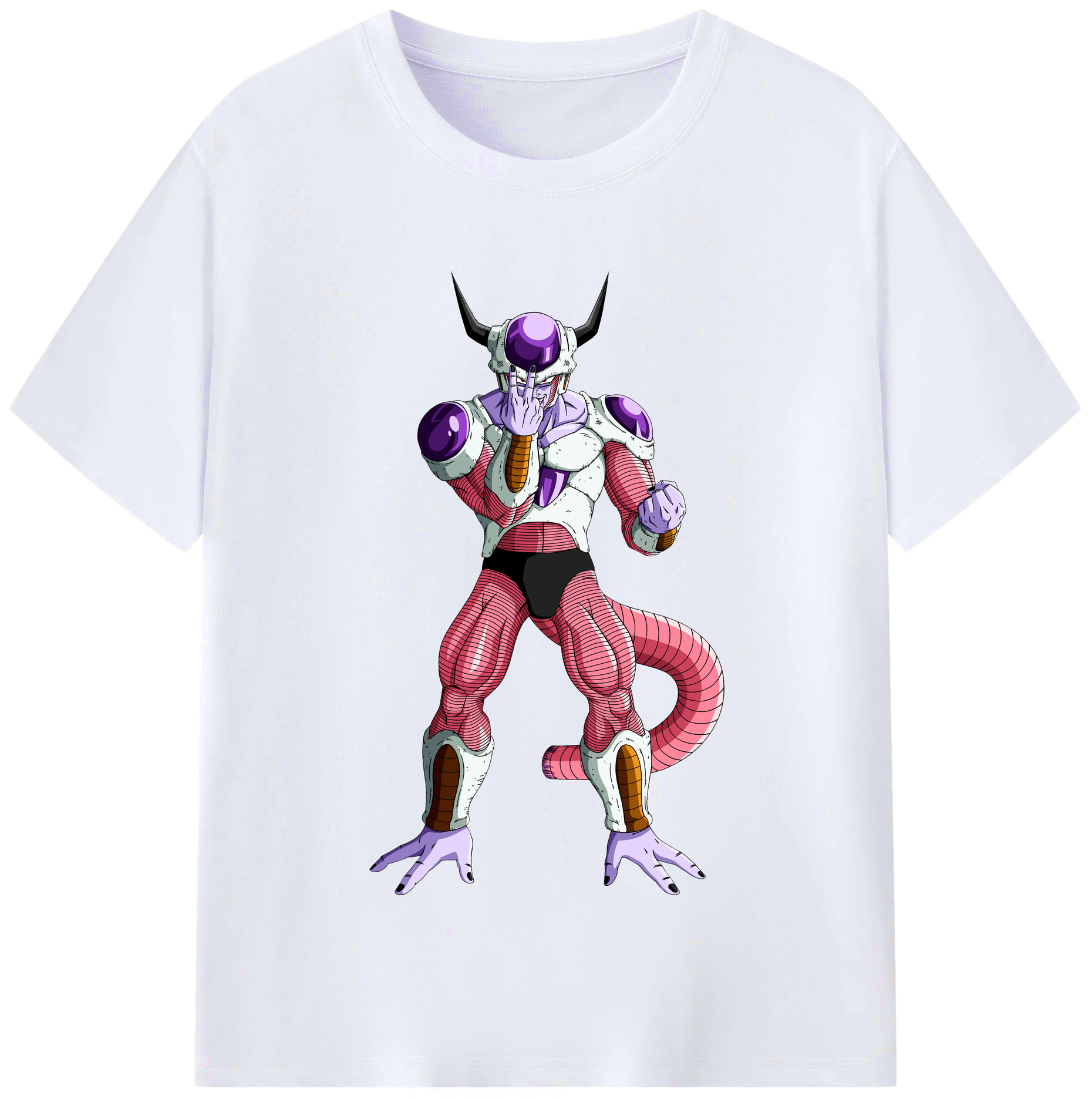 （画像用） ドラゴンボール フリーザ DRAGON BALL Frieza レディースカジュアルプリントTシャツ（綿100％）