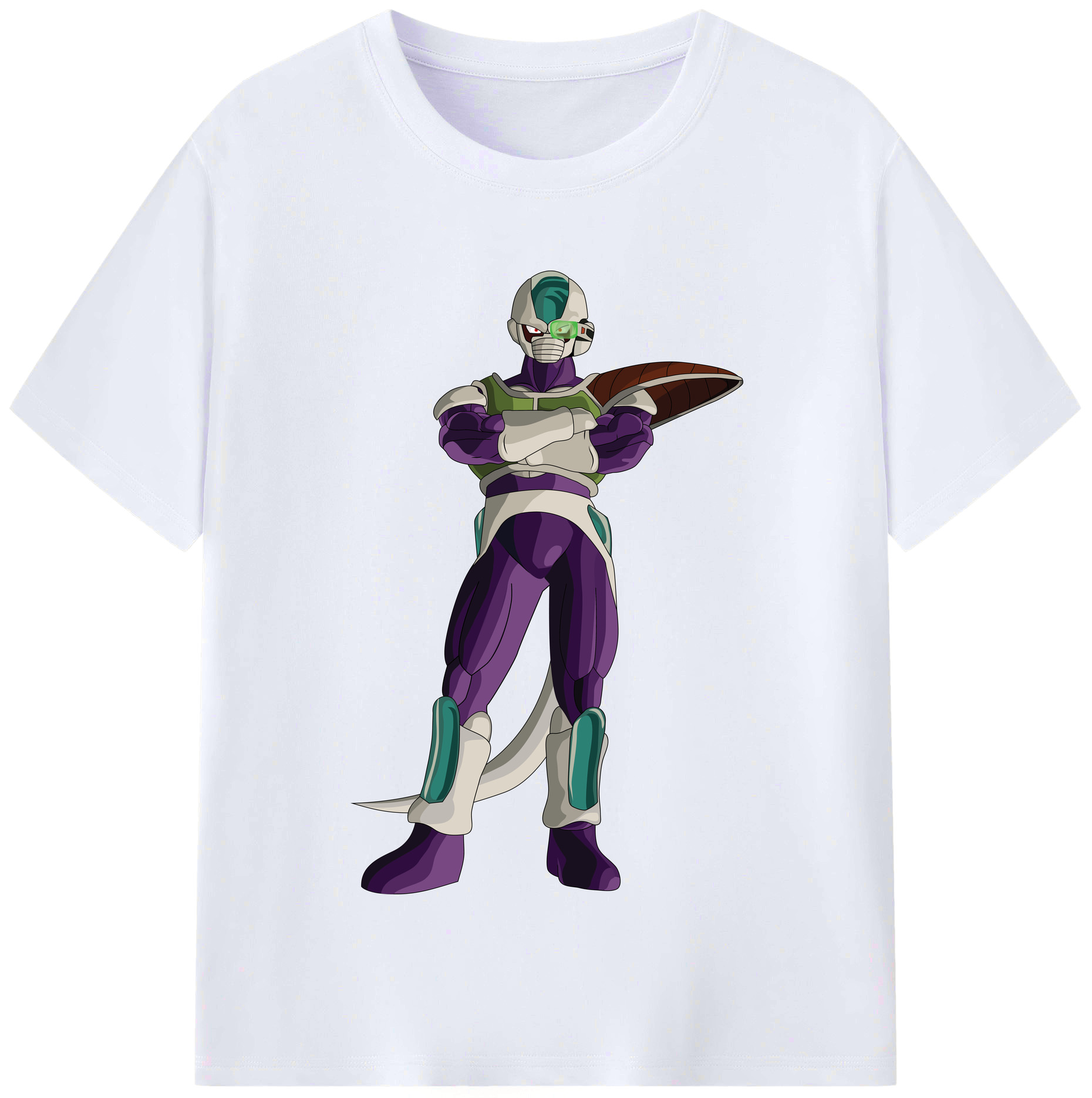 （画像用） ドラゴンボール フリーザ DRAGON BALL Frieza レディースカジュアルプリントTシャツ（綿100％）