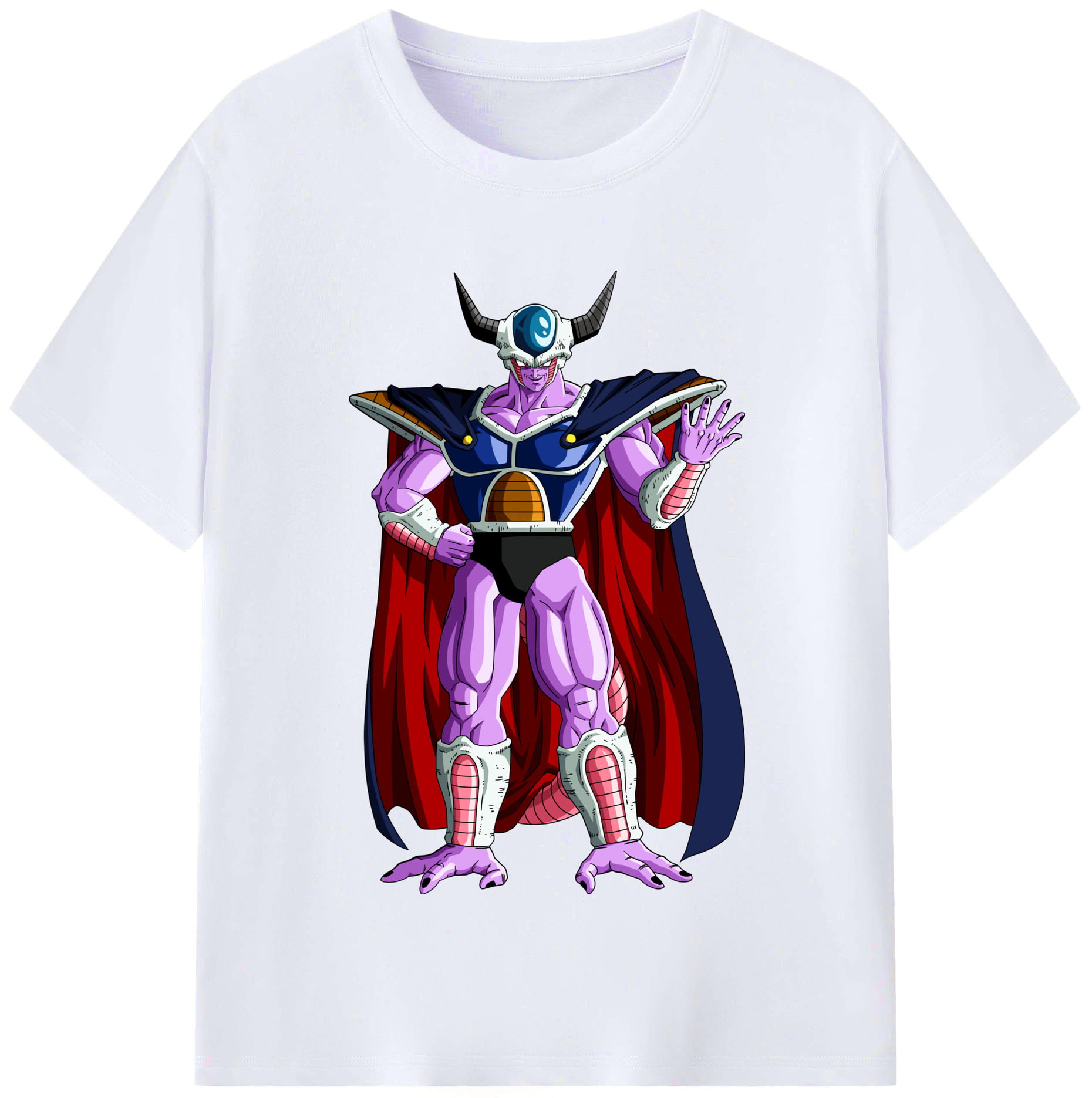 （画像用） ドラゴンボール コルド大王 DRAGON BALL King Cold レディースカジュアルプリントTシャツ（綿100％）