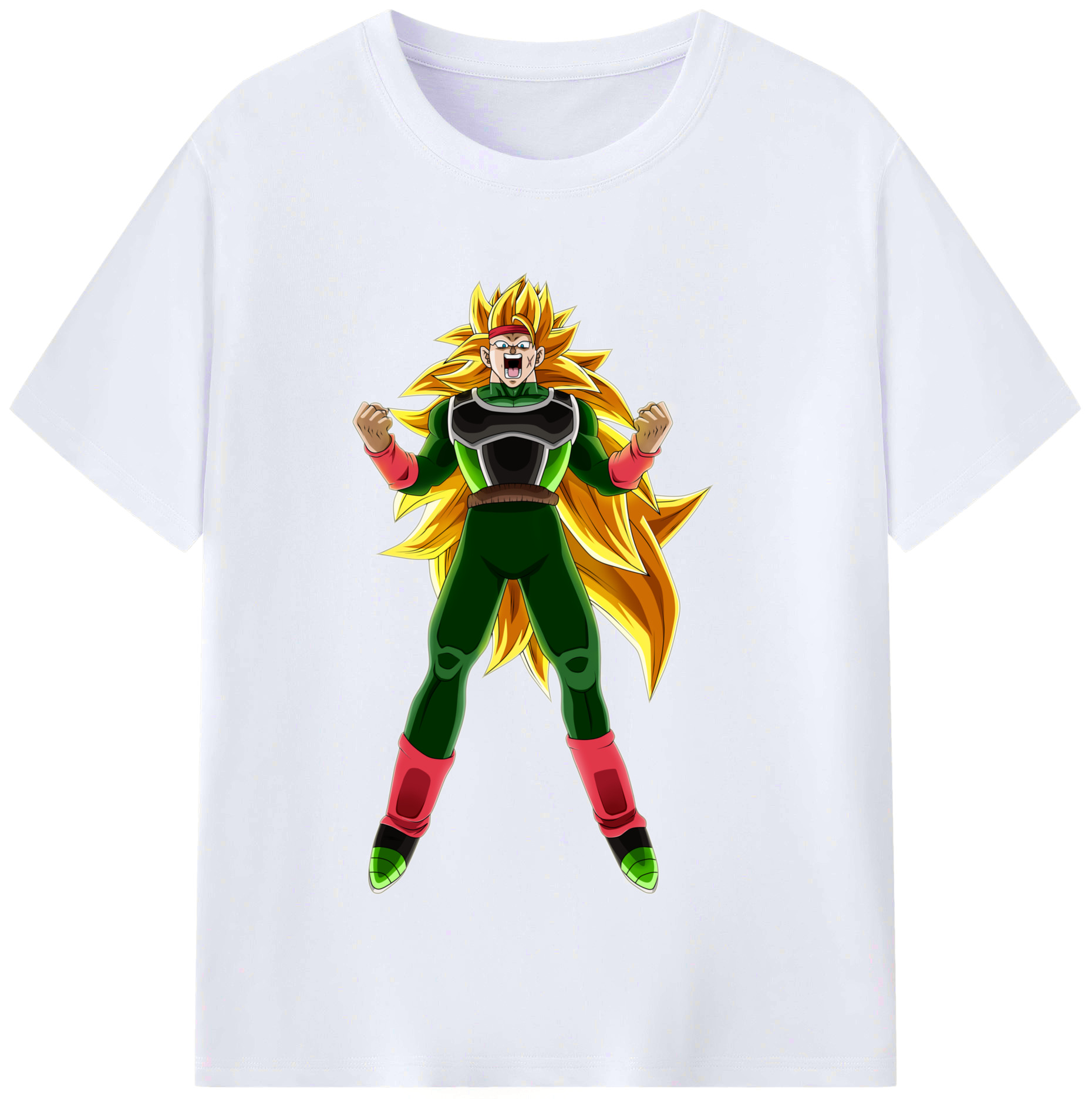 （画像用） ドラゴンボール ブロリー DRAGON BALL Broli レディースカジュアルプリントTシャツ（綿100％）