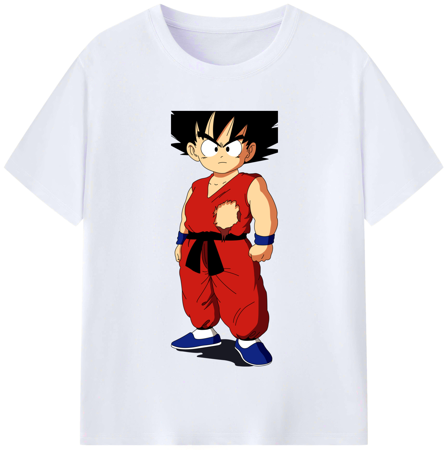 （画像用） ドラゴンボール 孫悟空（そん ごくう）Son Goku カカロット DRAGON BALL Kakarotto レディースカジュアルプリントTシャツ（綿100％）
