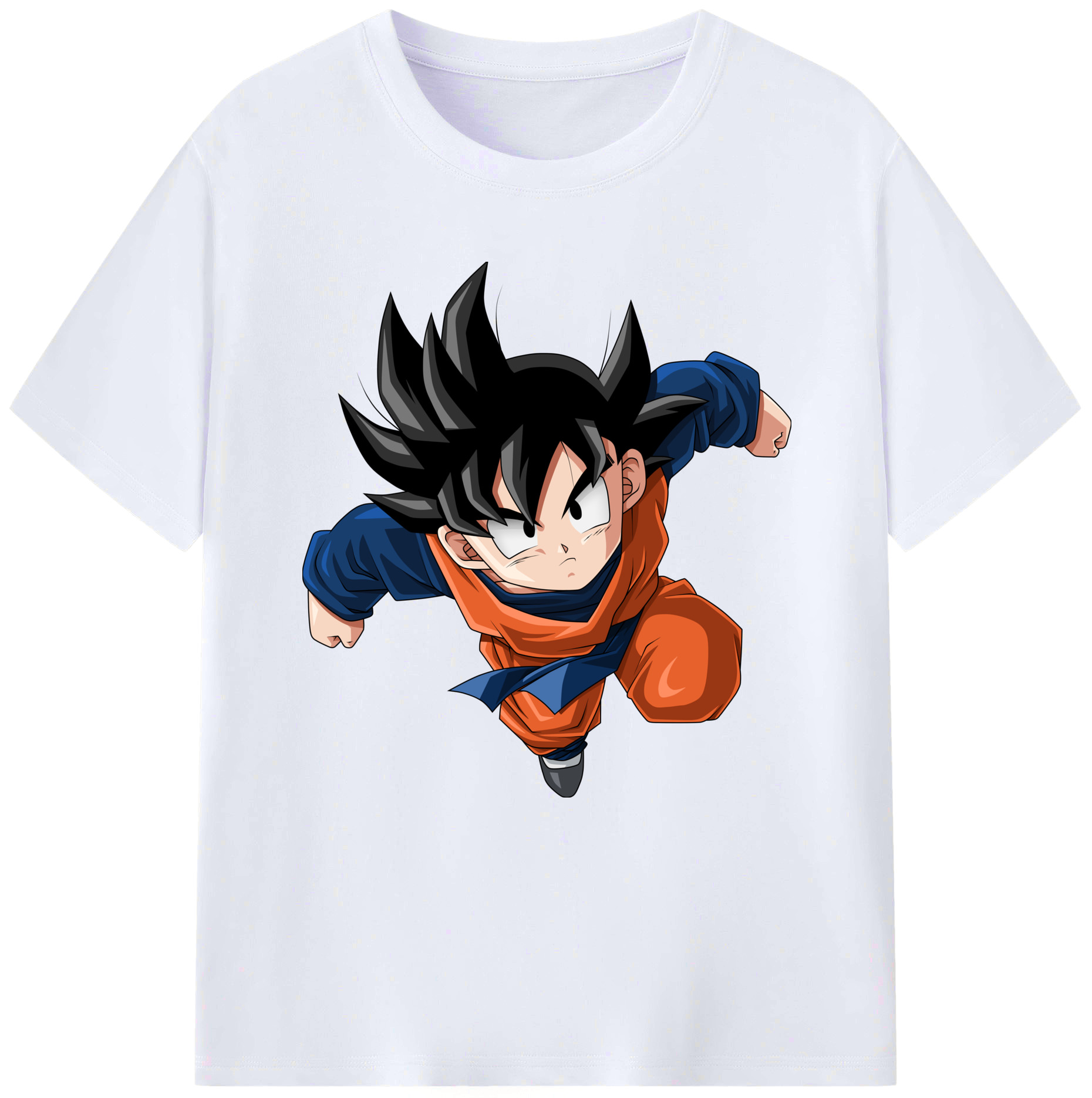 （画像用） ドラゴンボール 孫悟空（そん ごくう）Son Goku カカロット DRAGON BALL Kakarotto レディースカジュアルプリントTシャツ（綿100％）