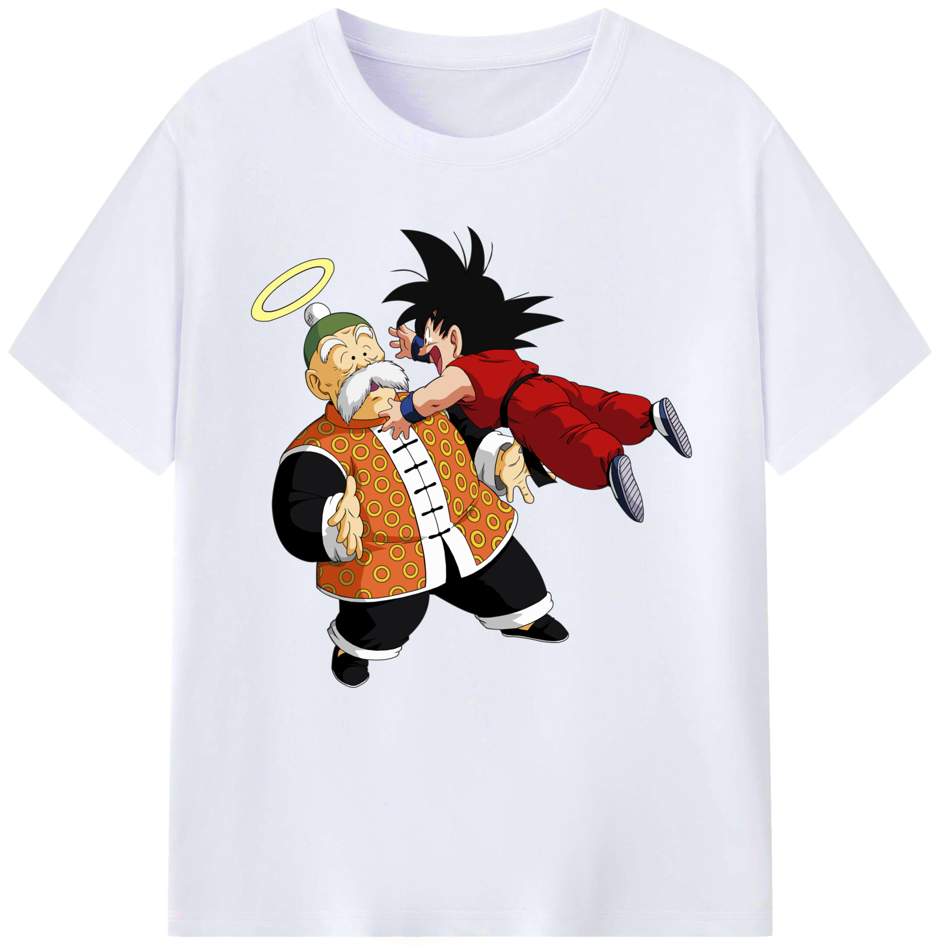 （画像用） ドラゴンボール 孫悟空（そん ごくう）Son Goku カカロット DRAGON BALL Kakarotto レディースカジュアルプリントTシャツ（綿100％）
