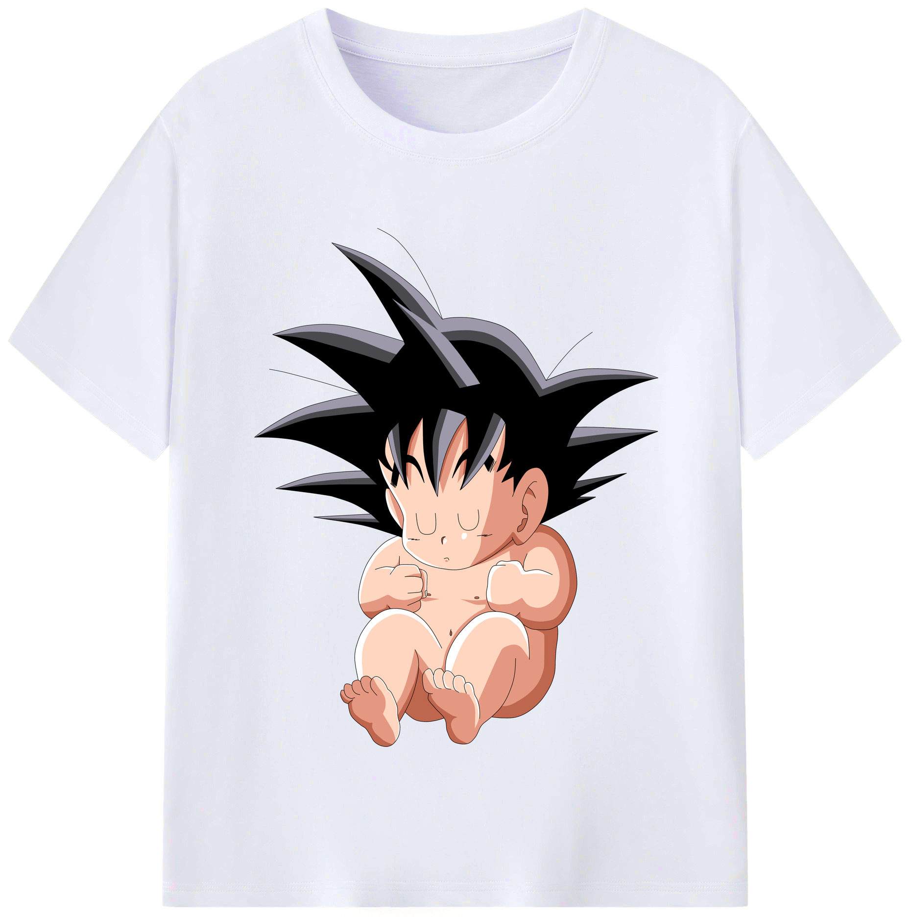（画像用） ドラゴンボール 孫悟空（そん ごくう）Son Goku カカロット DRAGON BALL Kakarotto レディースカジュアルプリントTシャツ（綿100％）