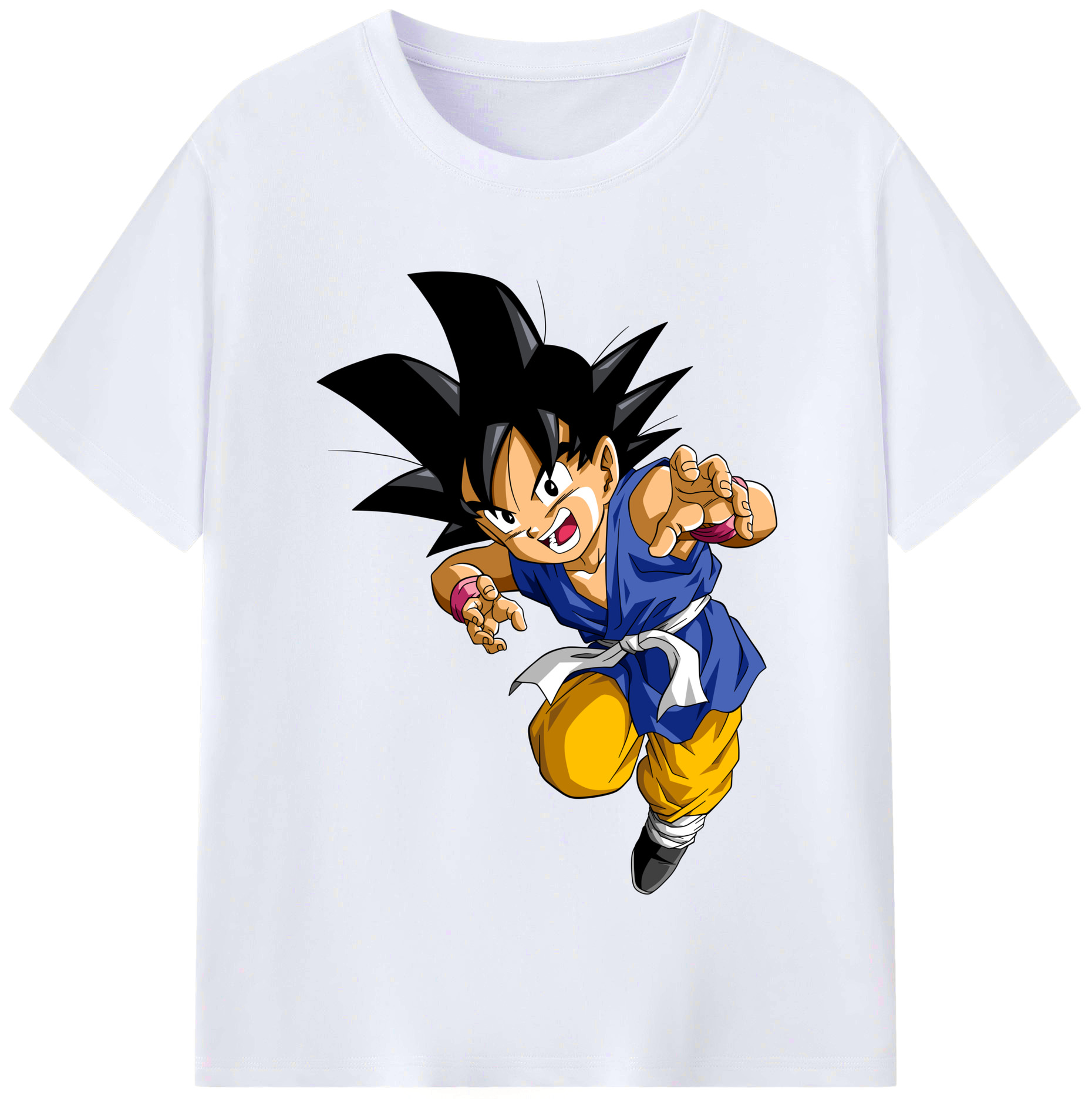 （画像用） ドラゴンボール 孫悟空（そん ごくう）Son Goku カカロット DRAGON BALL Kakarotto レディースカジュアルプリントTシャツ（綿100％）