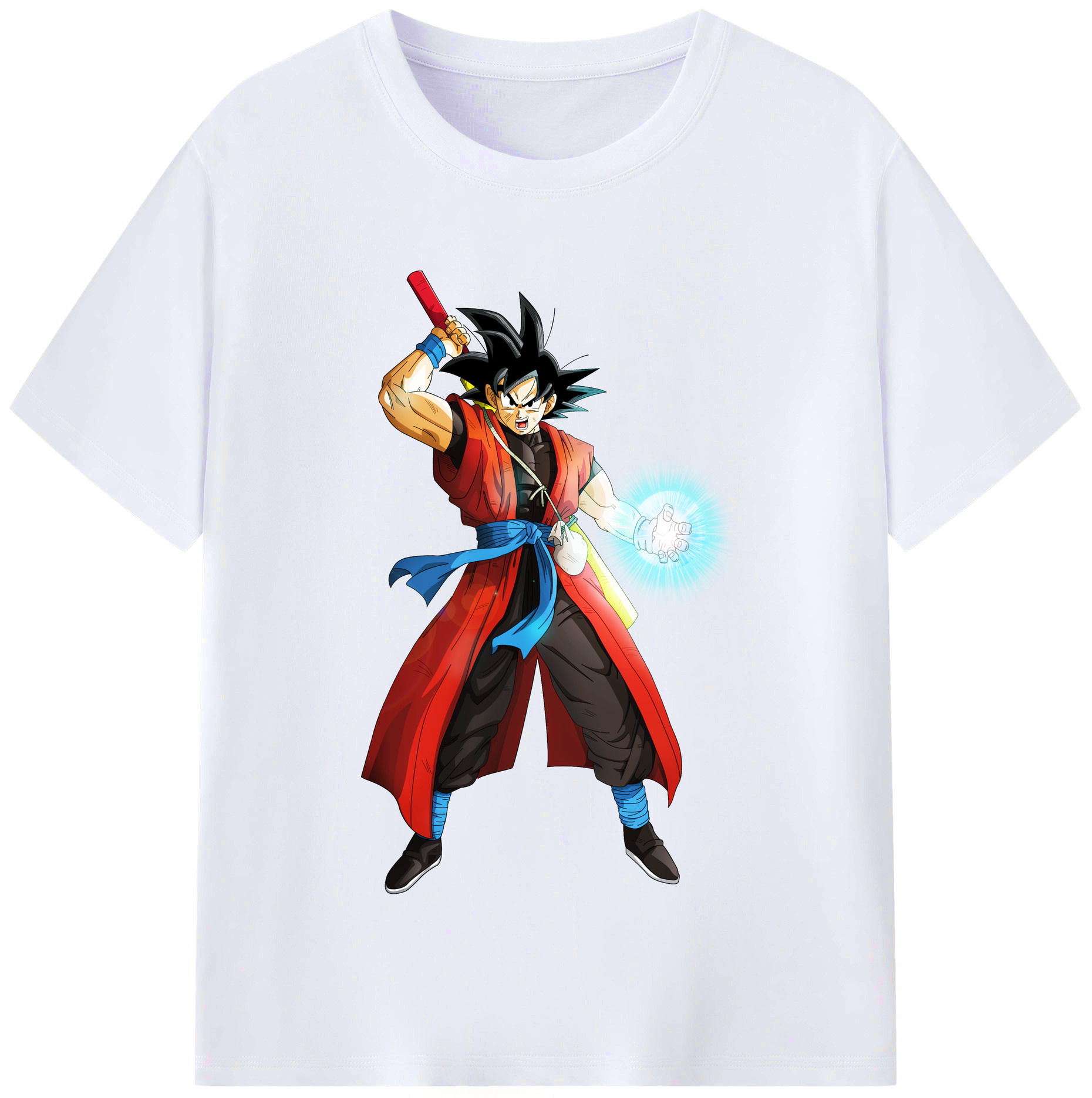 （画像用） ドラゴンボール 孫悟空（そん ごくう）Son Goku カカロット DRAGON BALL Kakarotto レディースカジュアルプリントTシャツ（綿100％）