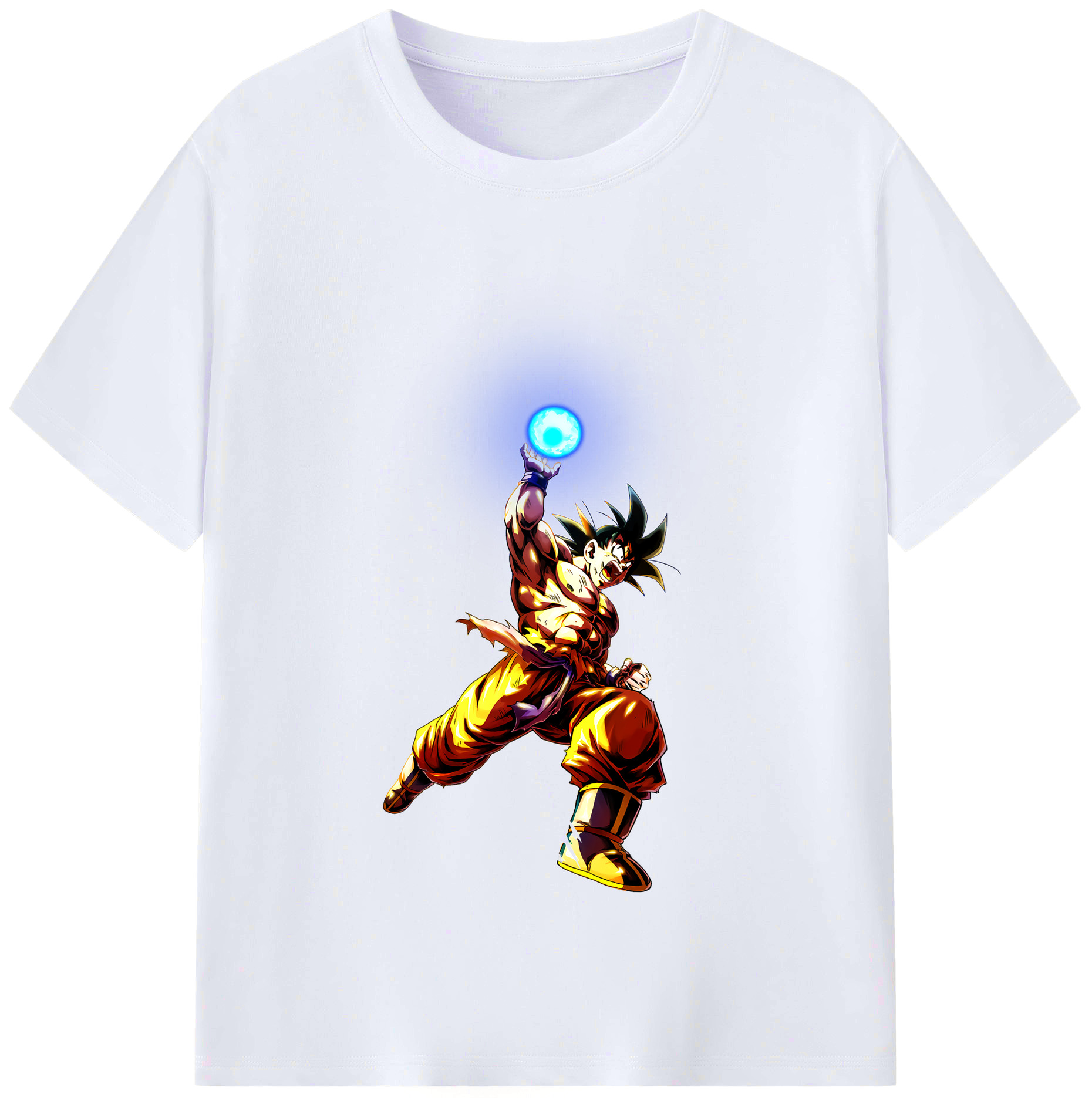 （画像用） ドラゴンボール 孫悟空（そん ごくう）Son Goku カカロット DRAGON BALL Kakarotto レディースカジュアルプリントTシャツ（綿100％）