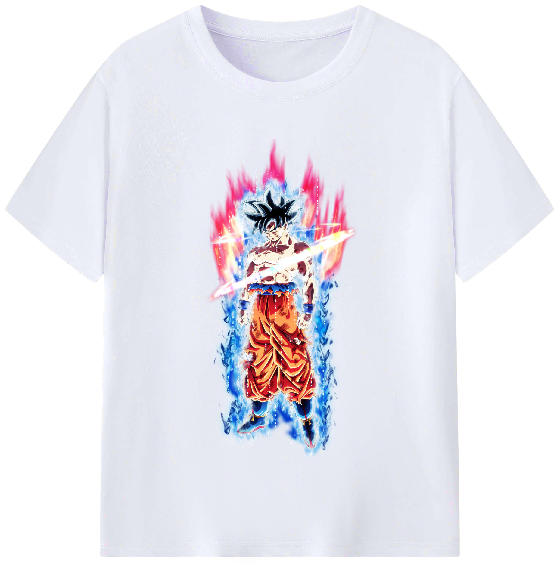 （画像用） ドラゴンボール 孫悟空（そん ごくう）Son Goku カカロット DRAGON BALL Kakarotto レディースカジュアルプリントTシャツ（綿100％）