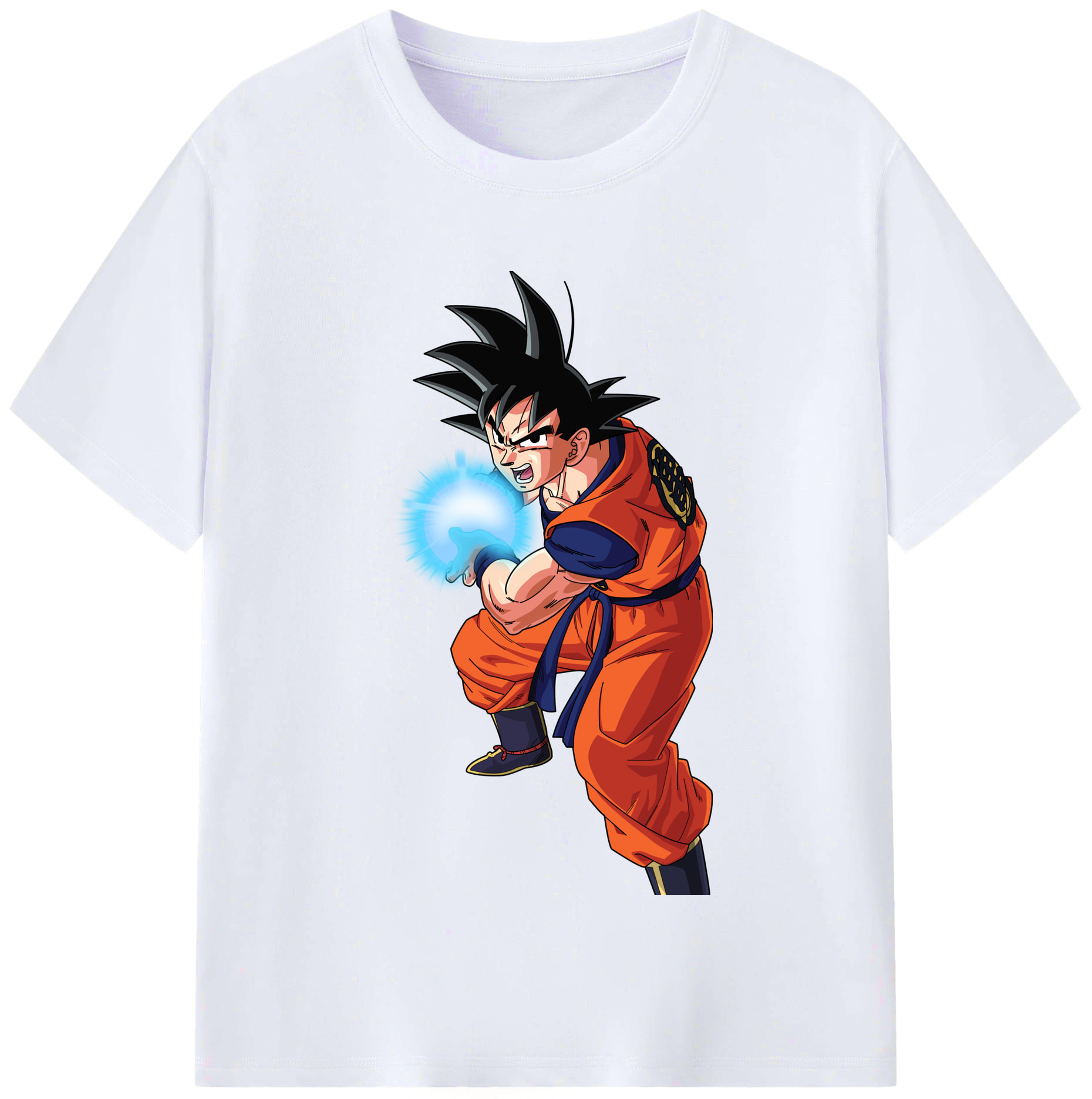 （画像用） ドラゴンボール 孫悟空（そん ごくう）Son Goku カカロット DRAGON BALL Kakarotto レディースカジュアルプリントTシャツ（綿100％）