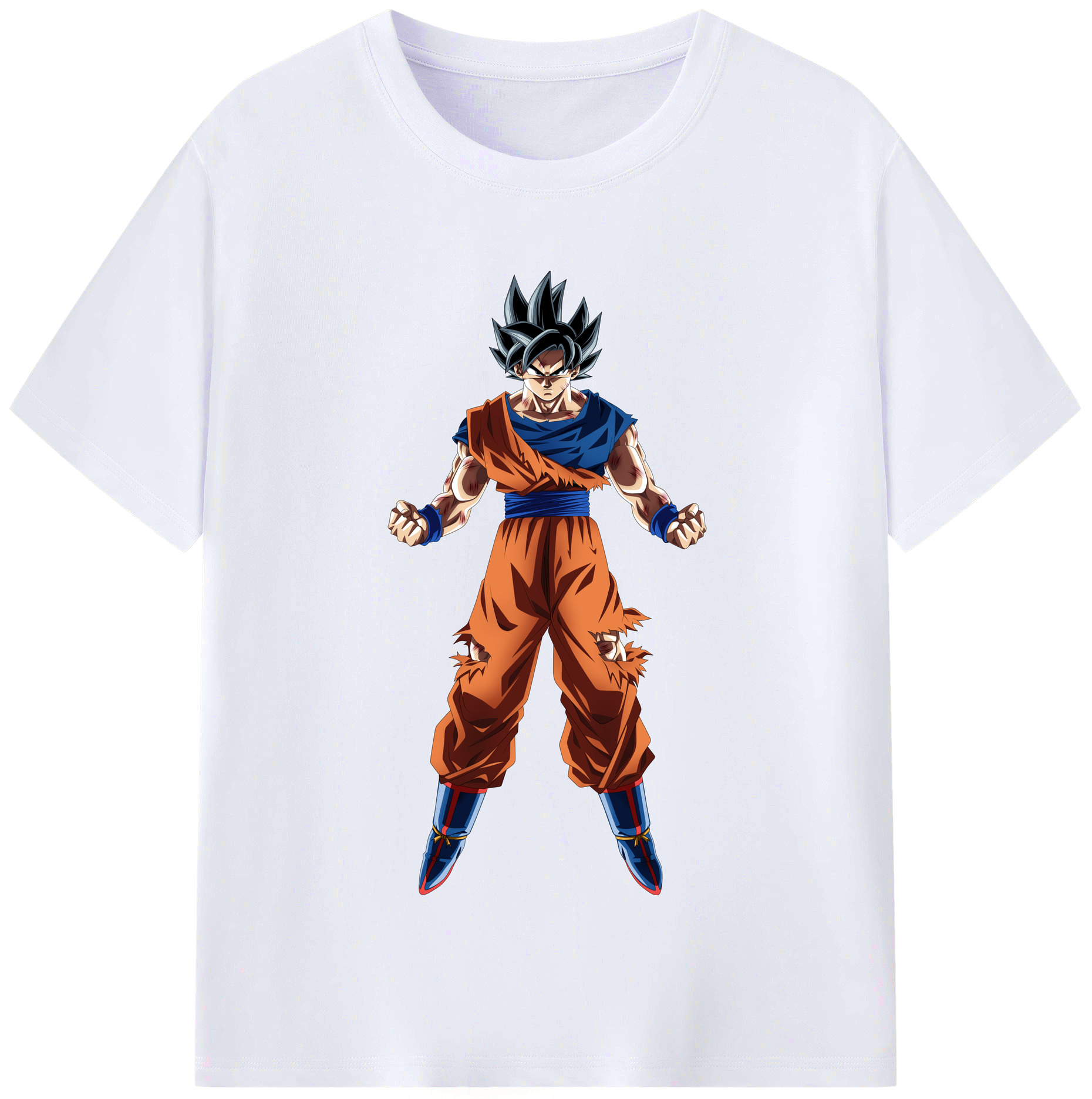 （画像用） ドラゴンボール 孫悟空（そん ごくう）Son Goku カカロット DRAGON BALL Kakarotto レディースカジュアルプリントTシャツ（綿100％）