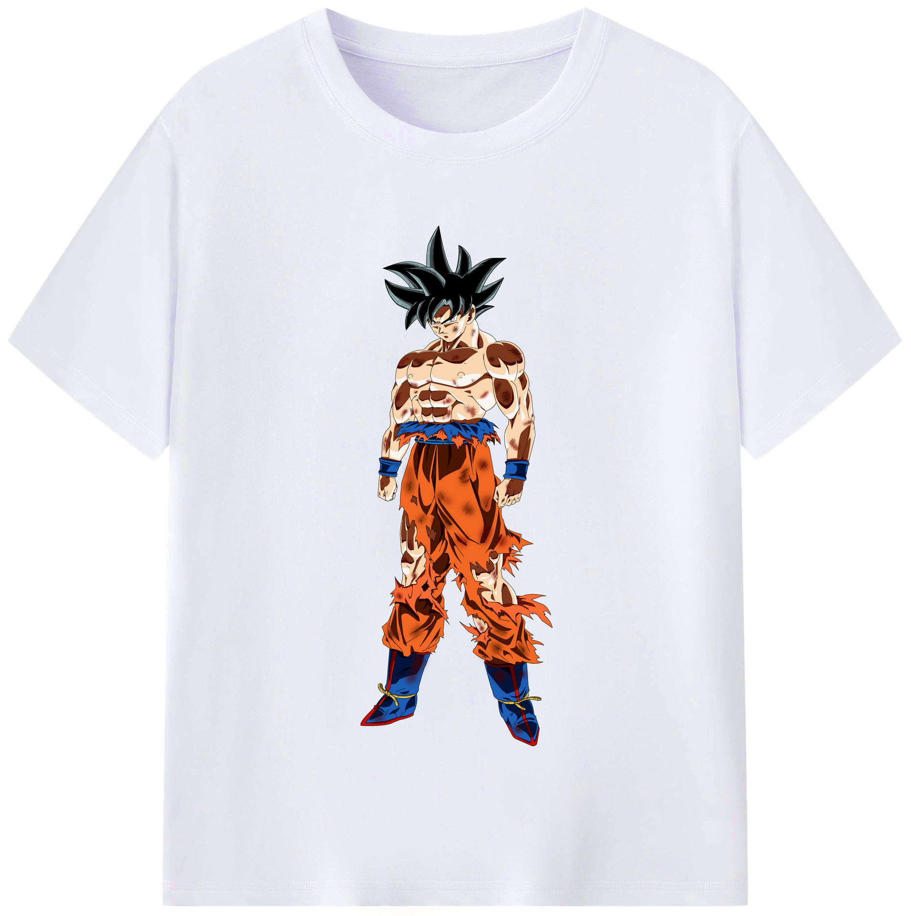 （画像用） ドラゴンボール 孫悟空（そん ごくう）Son Goku カカロット DRAGON BALL Kakarotto レディースカジュアルプリントTシャツ（綿100％）
