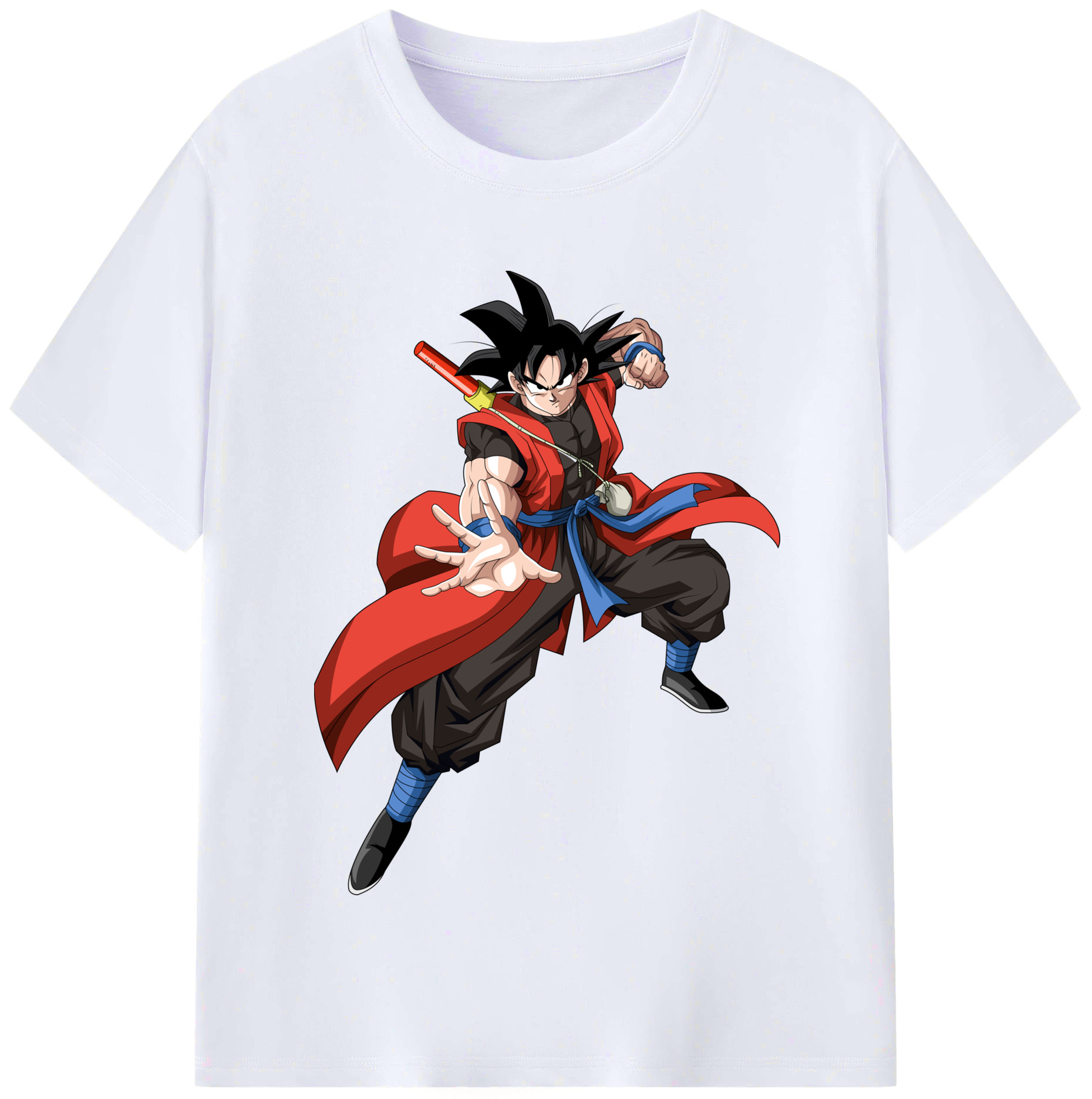 （画像用） ドラゴンボール 孫悟空（そん ごくう）Son Goku カカロット DRAGON BALL Kakarotto レディースカジュアルプリントTシャツ（綿100％）