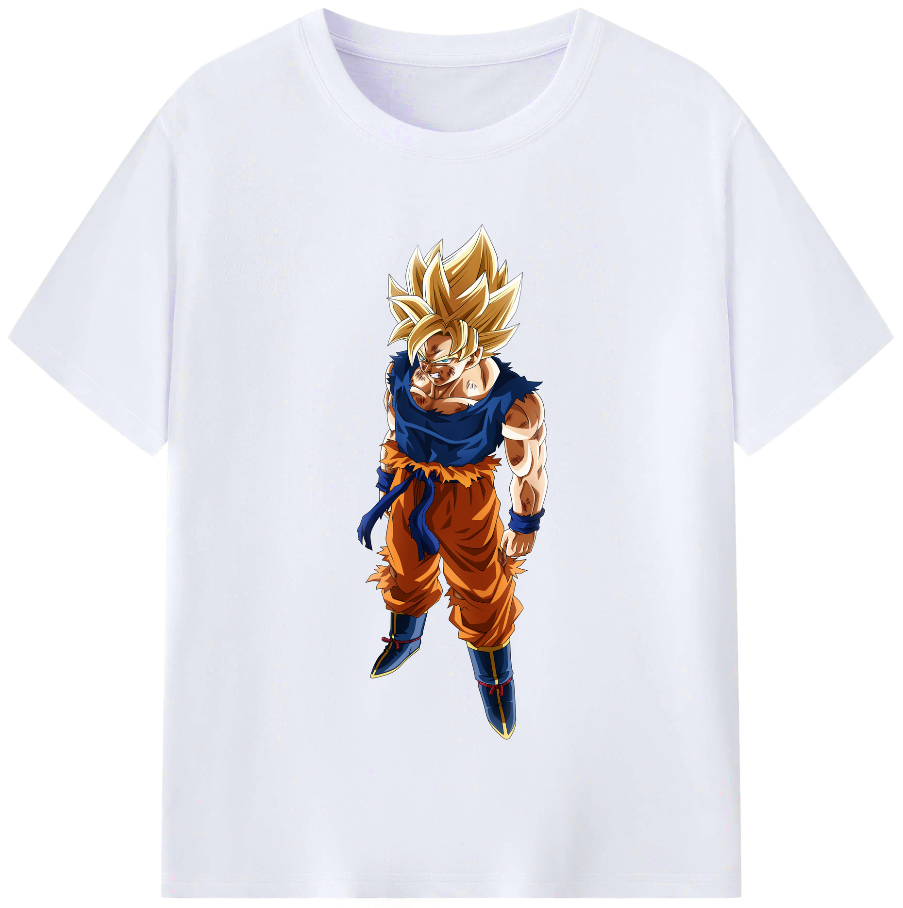 （画像用） ドラゴンボール 孫悟空（そん ごくう）Son Goku カカロット DRAGON BALL Kakarotto レディースカジュアルプリントTシャツ（綿100％）