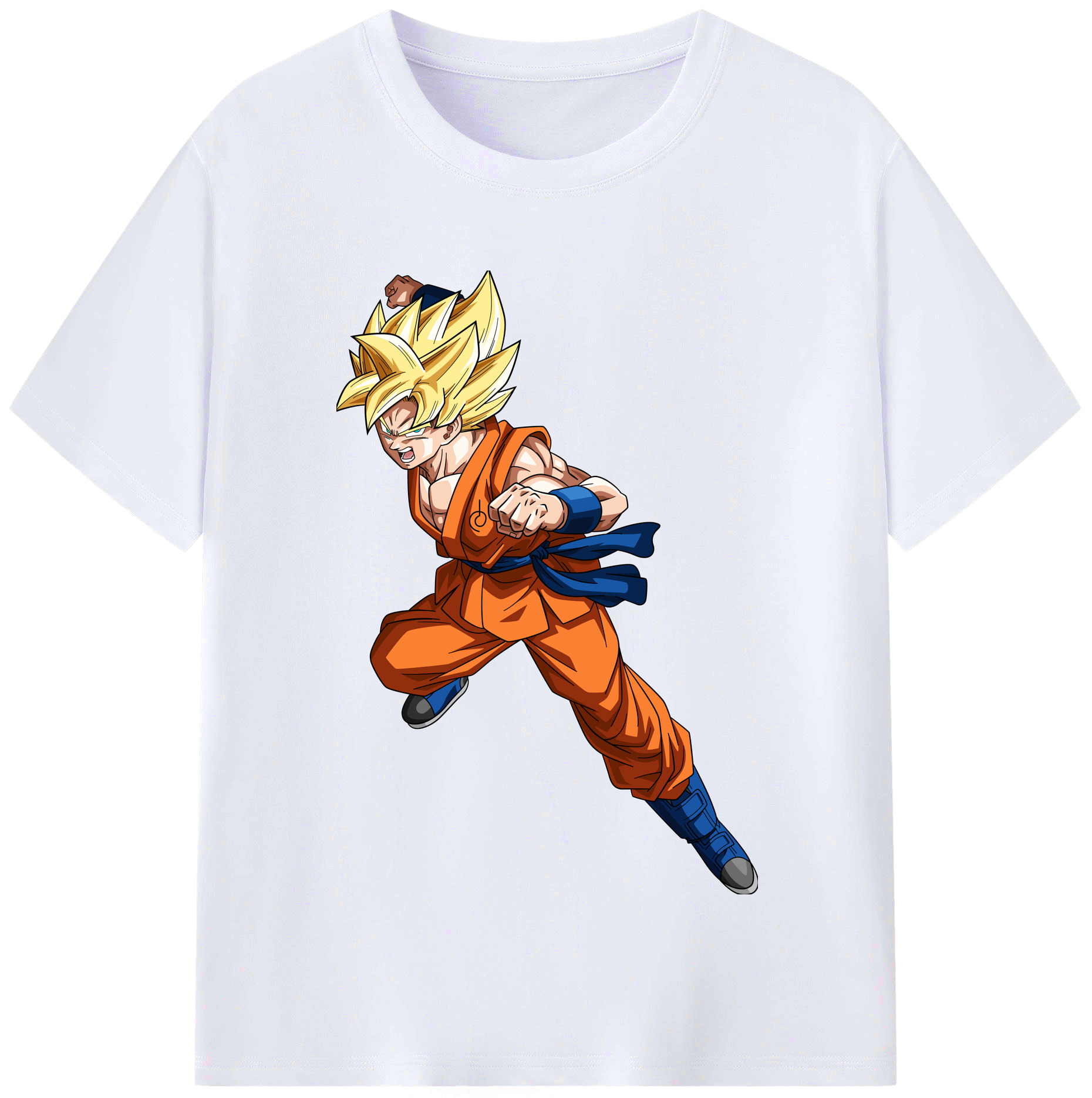 （画像用） ドラゴンボール 孫悟空（そん ごくう）Son Goku カカロット DRAGON BALL Kakarotto レディースカジュアルプリントTシャツ（綿100％）