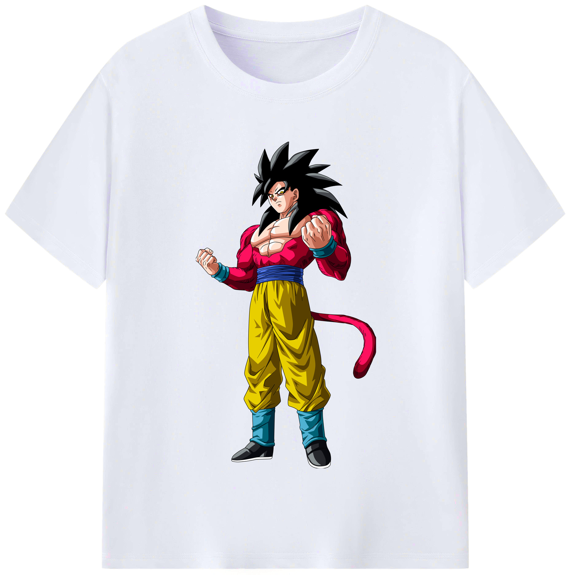 （画像用） ドラゴンボール 孫悟空（そん ごくう）Son Goku カカロット DRAGON BALL Kakarotto レディースカジュアルプリントTシャツ（綿100％）