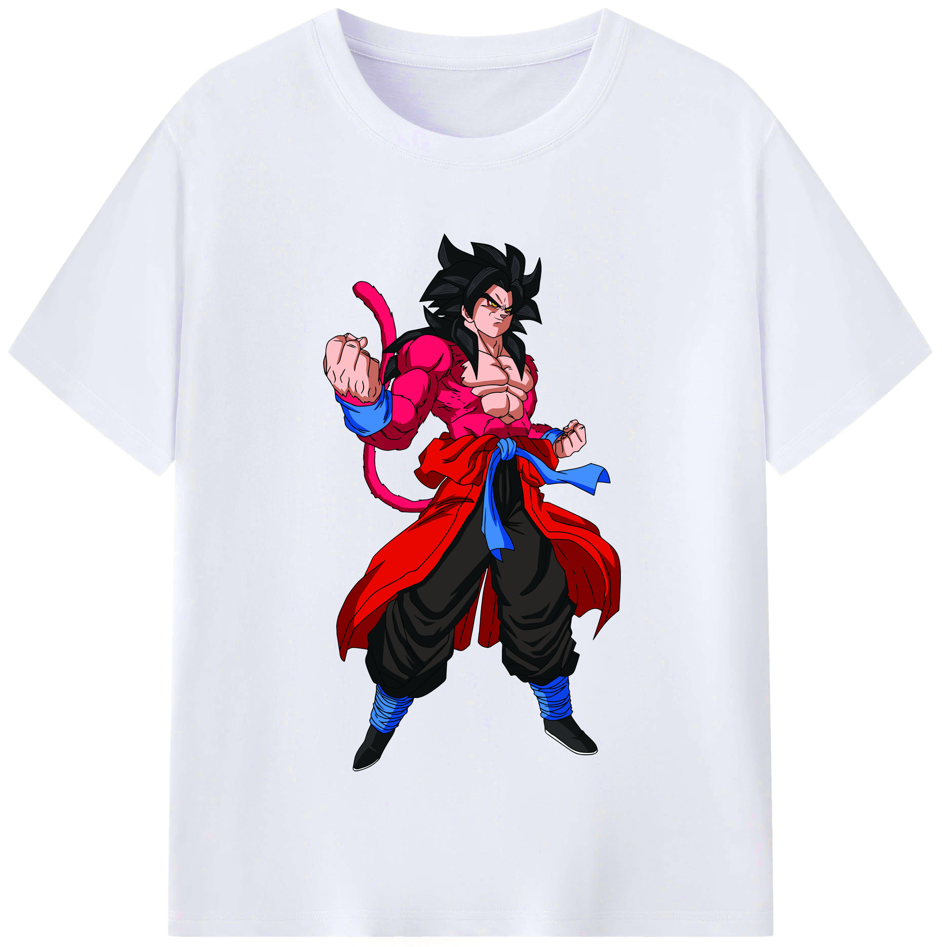 （画像用） ドラゴンボール 孫悟空（そん ごくう）Son Goku カカロット DRAGON BALL Kakarotto レディースカジュアルプリントTシャツ（綿100％）