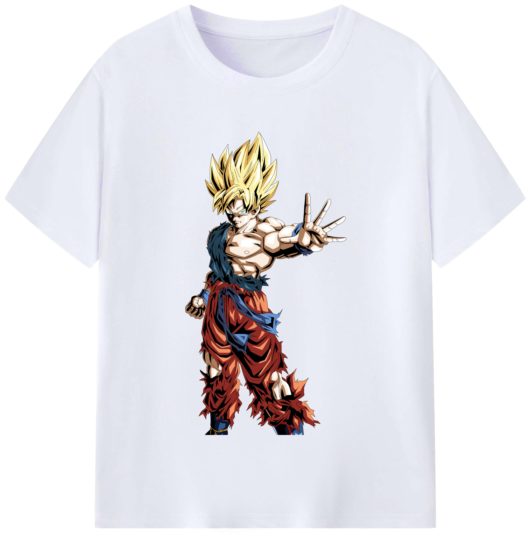 （画像用） ドラゴンボール 孫悟空（そん ごくう）Son Goku カカロット DRAGON BALL Kakarotto レディースカジュアルプリントTシャツ（綿100％）