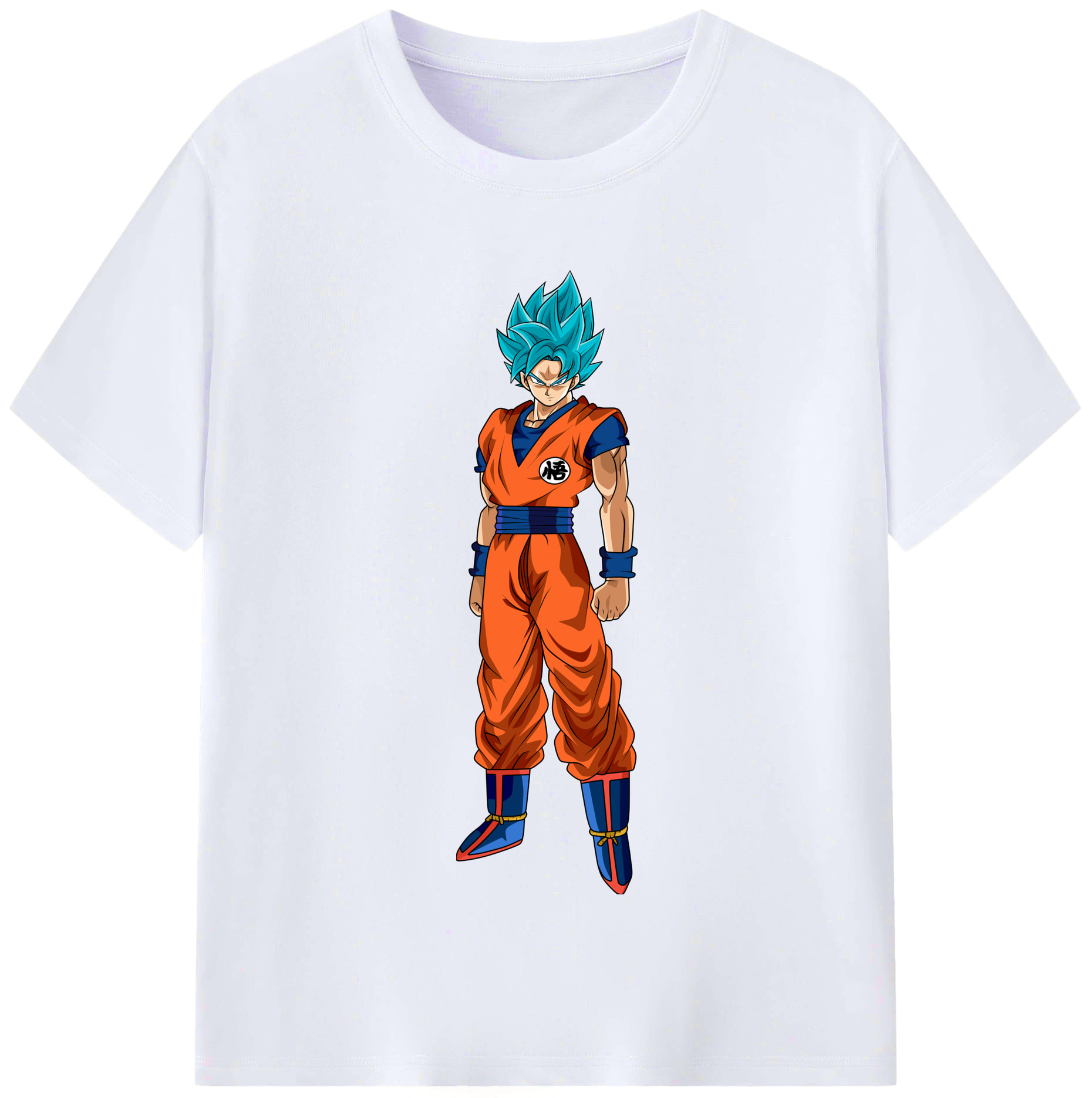 （画像用） ドラゴンボール 孫悟空（そん ごくう）Son Goku カカロット DRAGON BALL Kakarotto レディースカジュアルプリントTシャツ（綿100％）