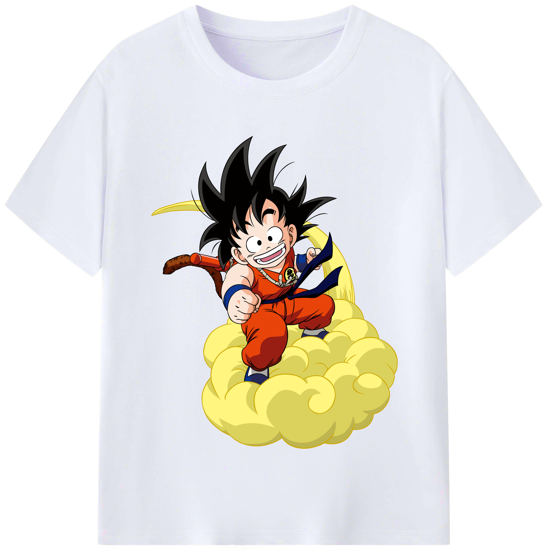 （画像用） ドラゴンボール 孫悟空（そん ごくう）Son Goku カカロット DRAGON BALL Kakarotto レディースカジュアルプリントTシャツ（綿100％）