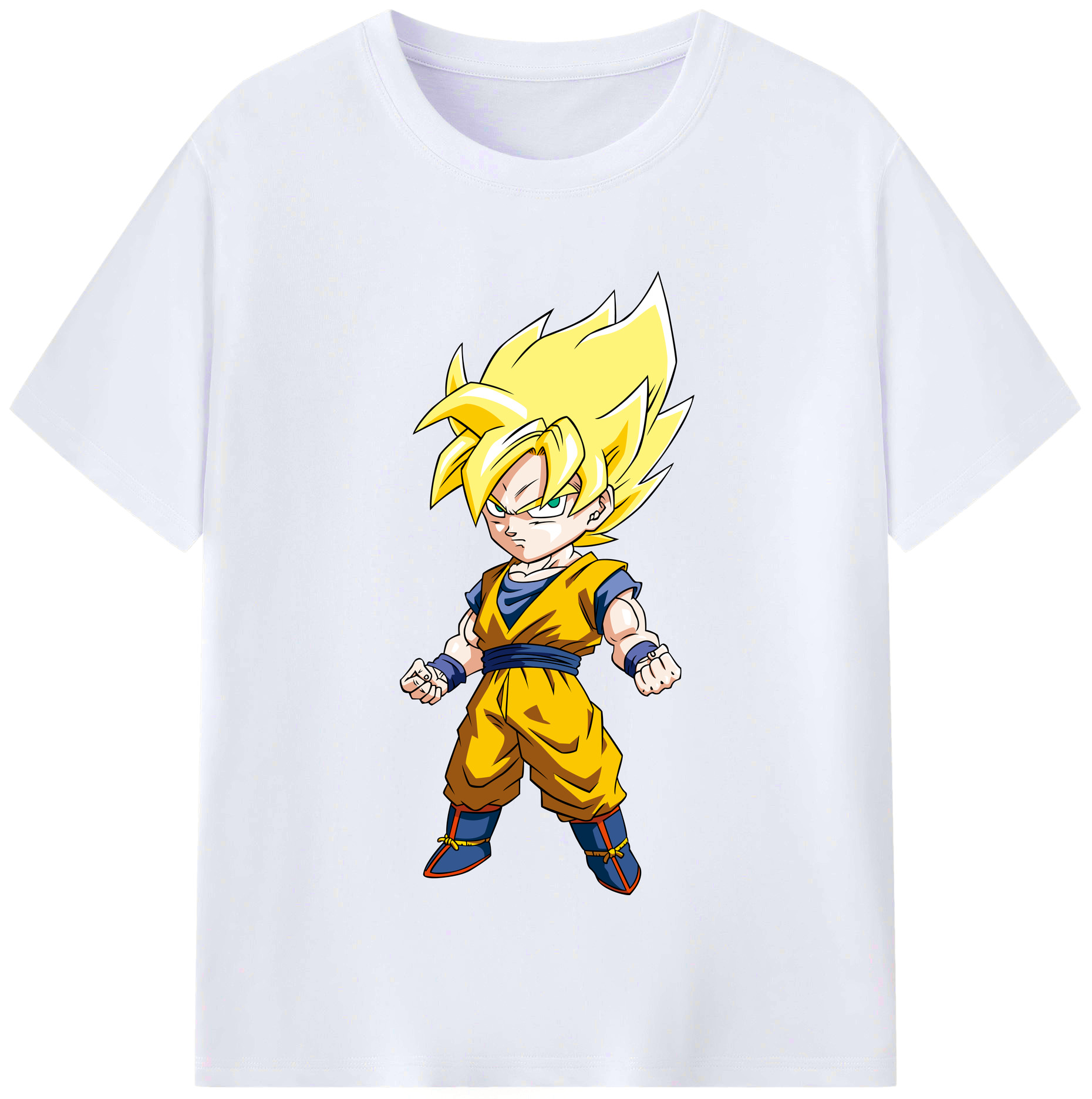 （画像用） ドラゴンボール 孫悟空（そん ごくう）Son Goku カカロット DRAGON BALL Kakarotto レディースカジュアルプリントTシャツ（綿100％）
