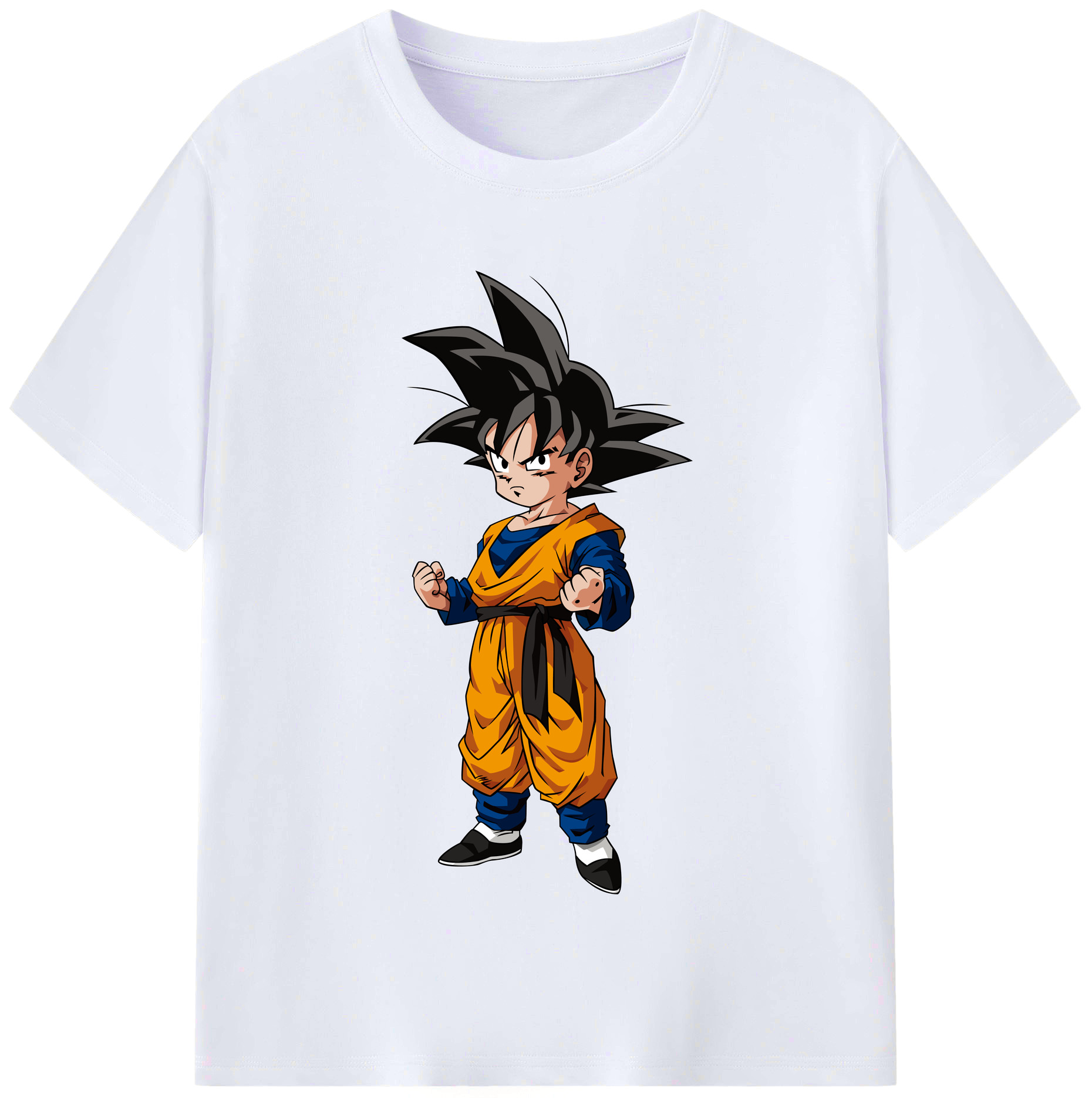 （画像用） ドラゴンボール 孫悟空（そん ごくう）Son Goku カカロット DRAGON BALL Kakarotto レディースカジュアルプリントTシャツ（綿100％）