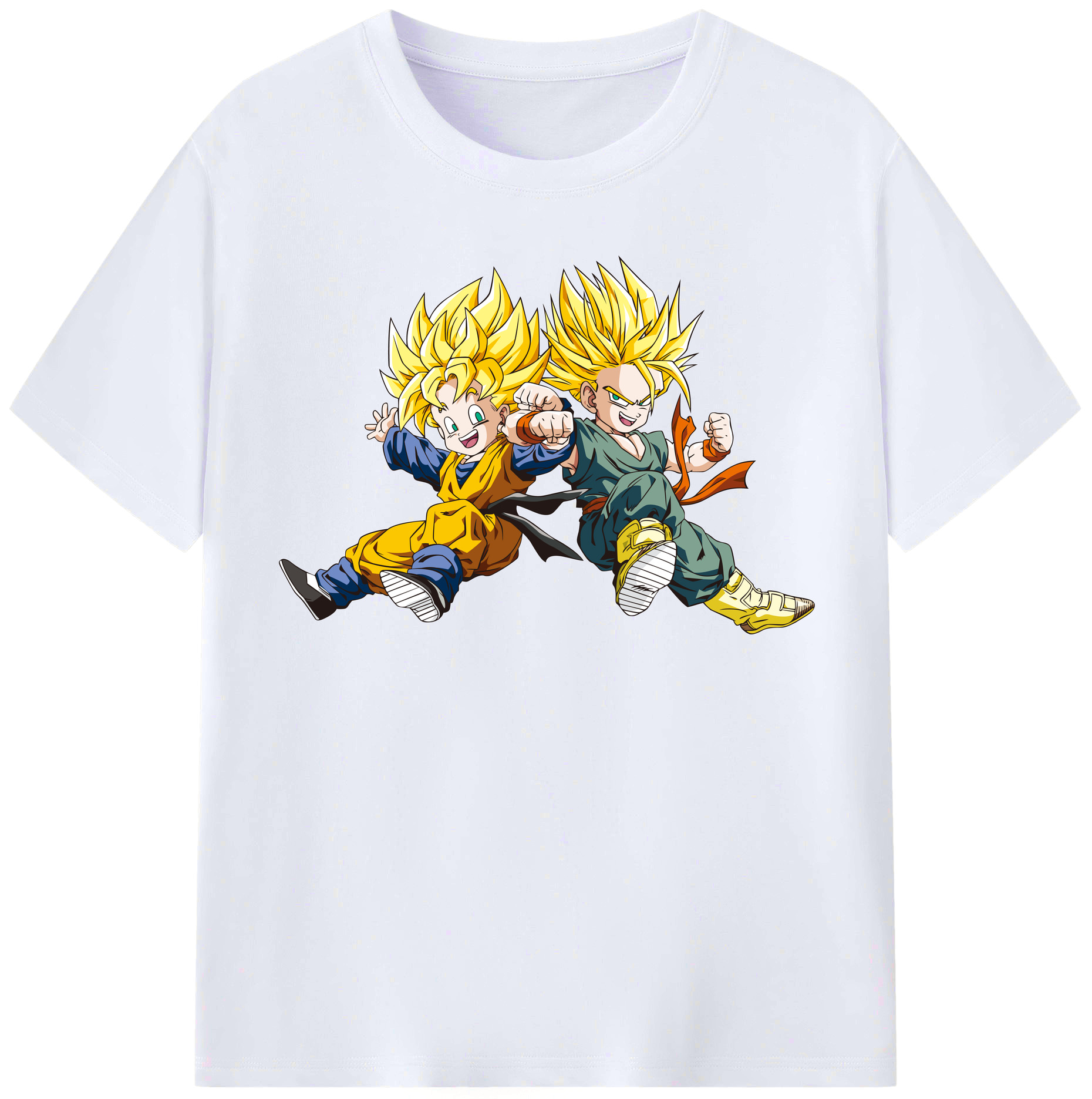 （画像用） ドラゴンボール 孫悟空（そん ごくう）Son Goku カカロット DRAGON BALL Kakarotto レディースカジュアルプリントTシャツ（綿100％）