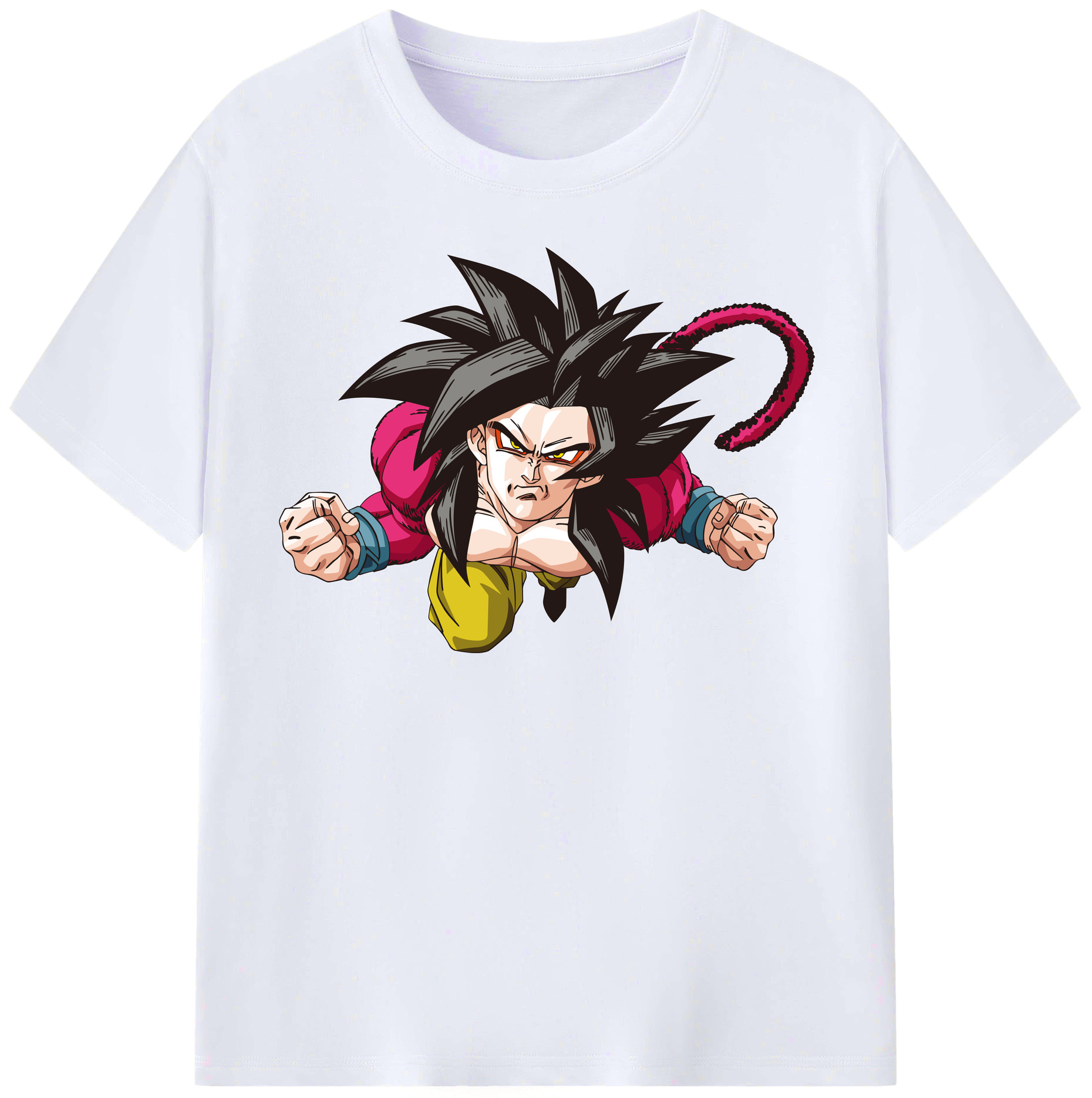 （画像用） ドラゴンボール 孫悟空（そん ごくう）Son Goku カカロット DRAGON BALL Kakarotto レディースカジュアルプリントTシャツ（綿100％）