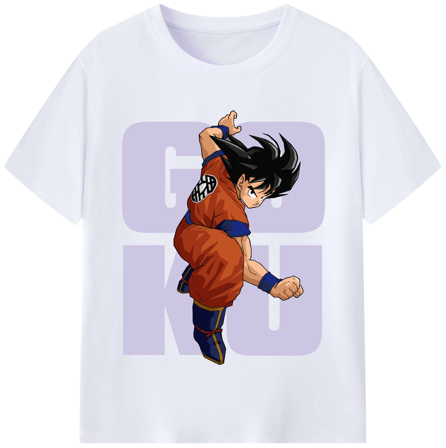 （画像用） ドラゴンボール 孫悟空（そん ごくう）Son Goku カカロット DRAGON BALL Kakarotto レディースカジュアルプリントTシャツ（綿100％）
