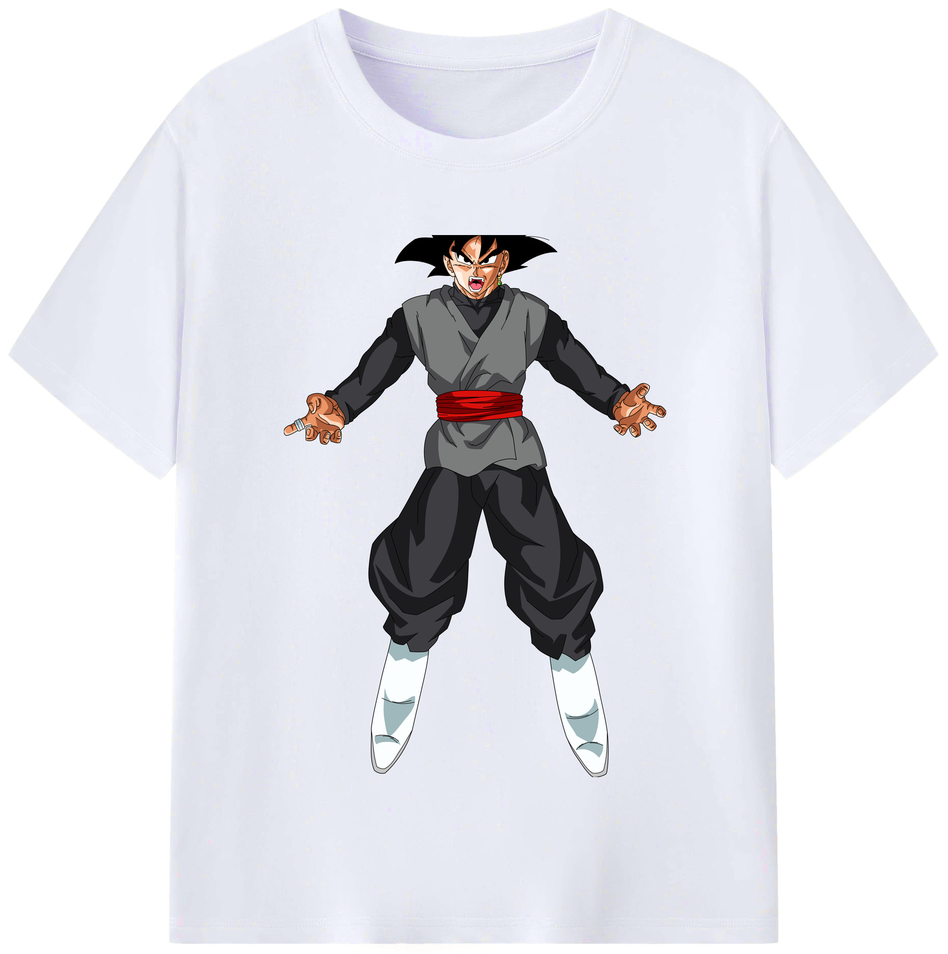 （画像用） ドラゴンボール ベジータ四世（Bejīta Yonsei）DRAGON BALL Vegeta IV レディースカジュアルプリントTシャツ（綿100％）