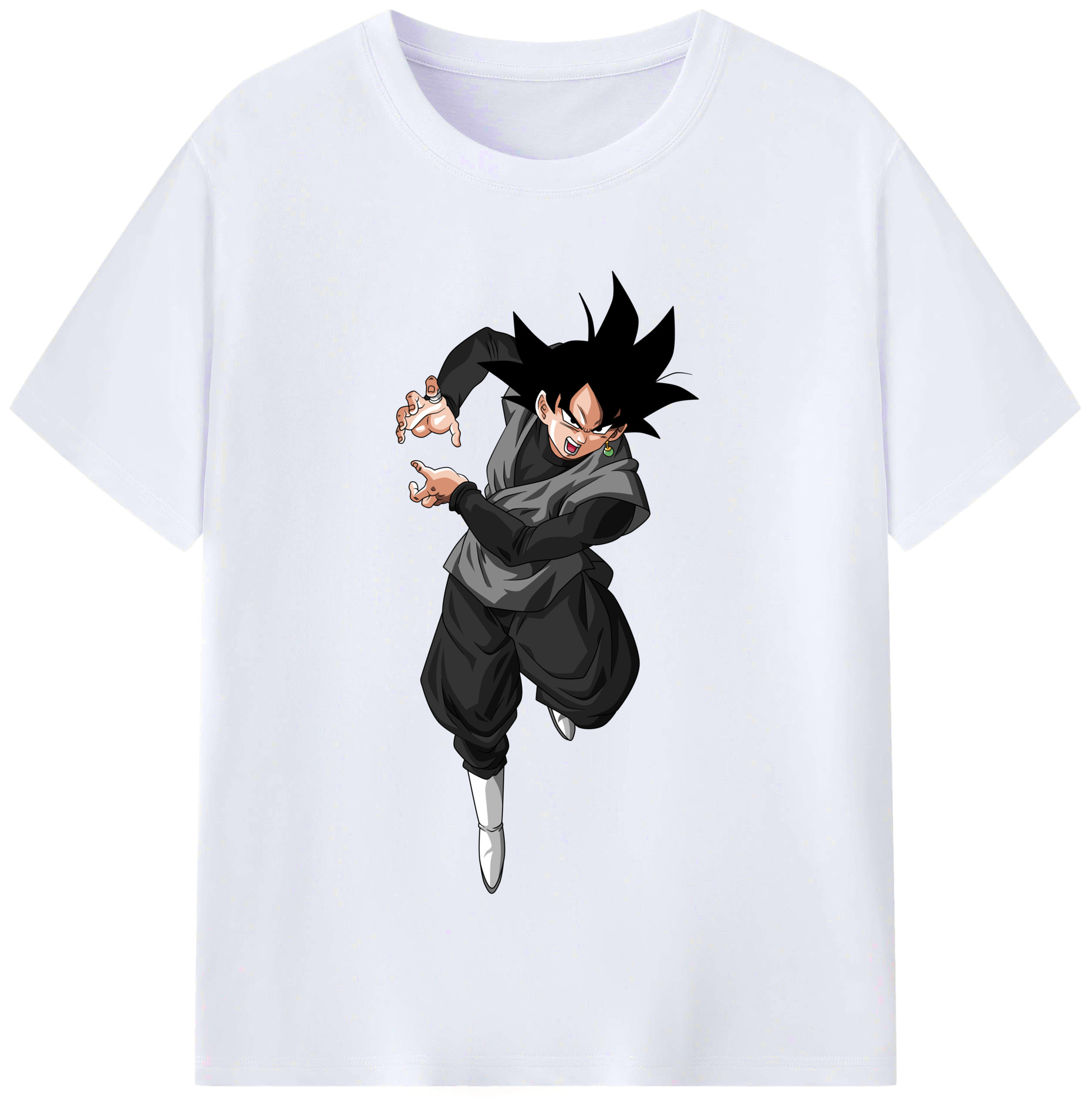 （画像用） ドラゴンボール ベジータ四世（Bejīta Yonsei）DRAGON BALL Vegeta IV レディースカジュアルプリントTシャツ（綿100％）