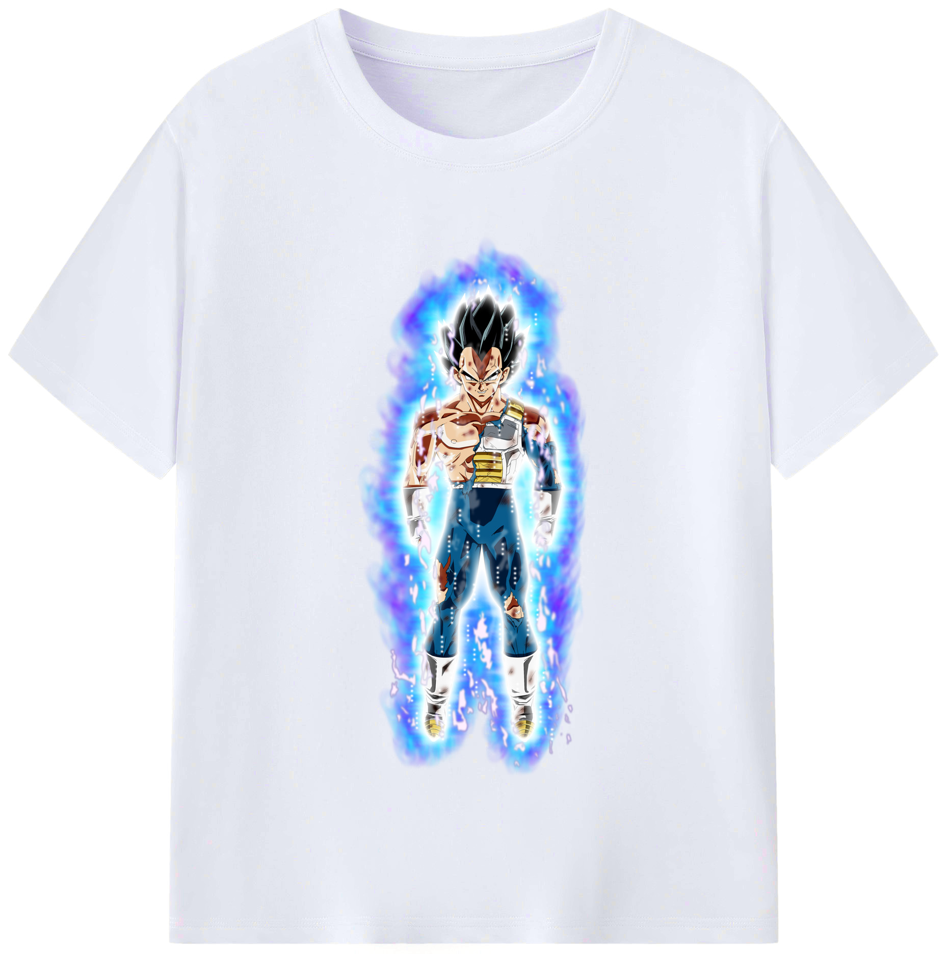 （画像用） ドラゴンボール ベジータ四世（Bejīta Yonsei）DRAGON BALL Vegeta IV レディースカジュアルプリントTシャツ（綿100％）