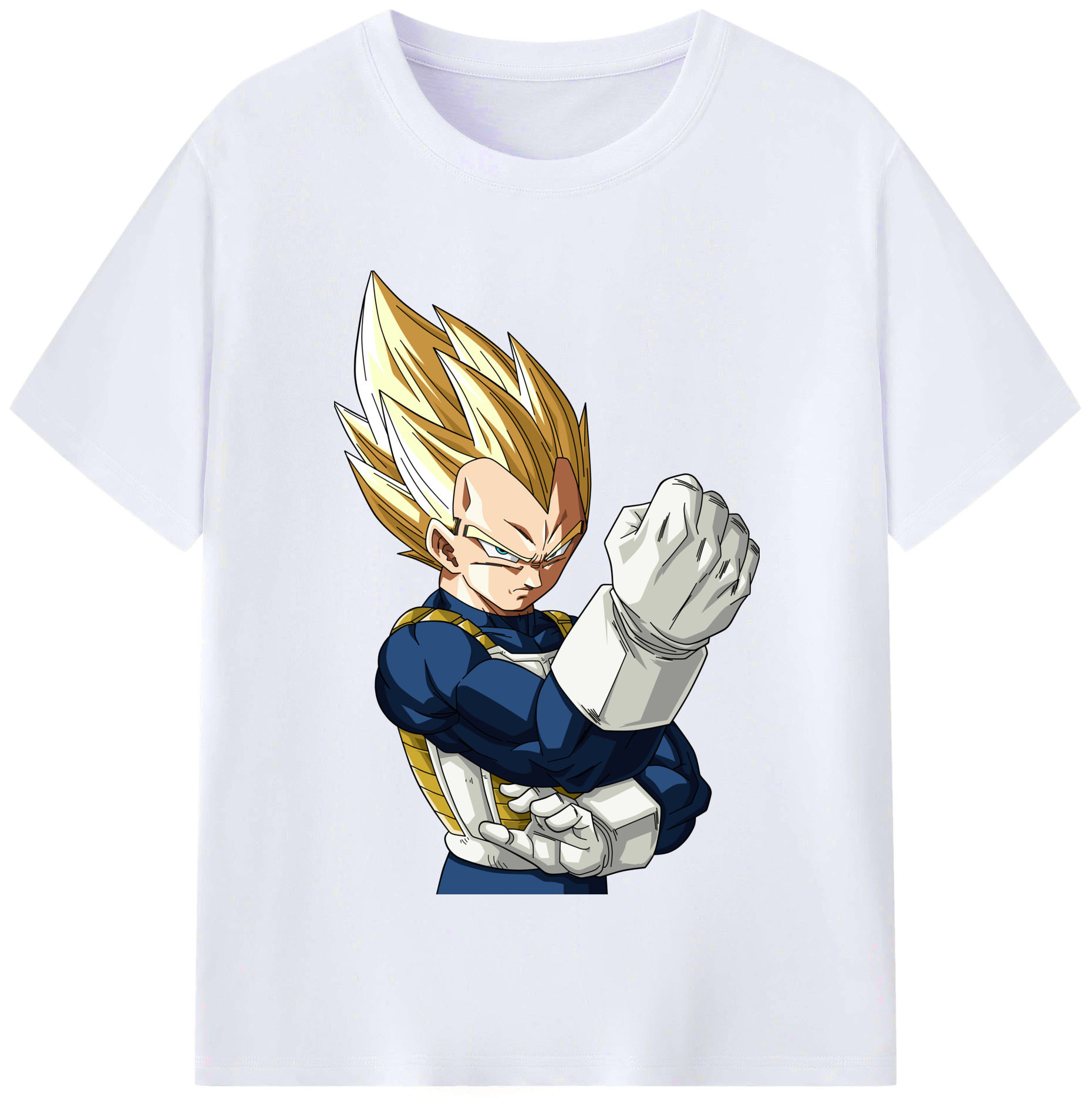 （画像用） ドラゴンボール ベジータ四世（Bejīta Yonsei）DRAGON BALL Vegeta IV レディースカジュアルプリントTシャツ（綿100％）