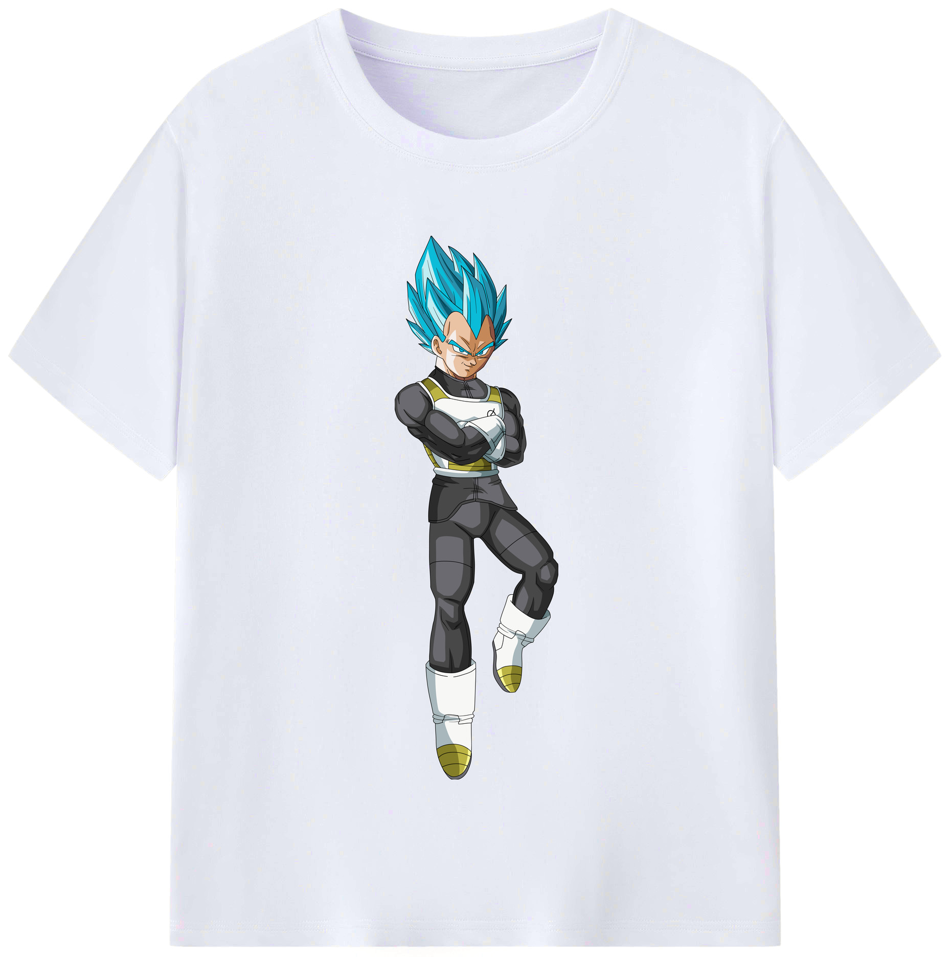 （画像用） ドラゴンボール ベジータ四世（Bejīta Yonsei）DRAGON BALL Vegeta IV レディースカジュアルプリントTシャツ（綿100％）