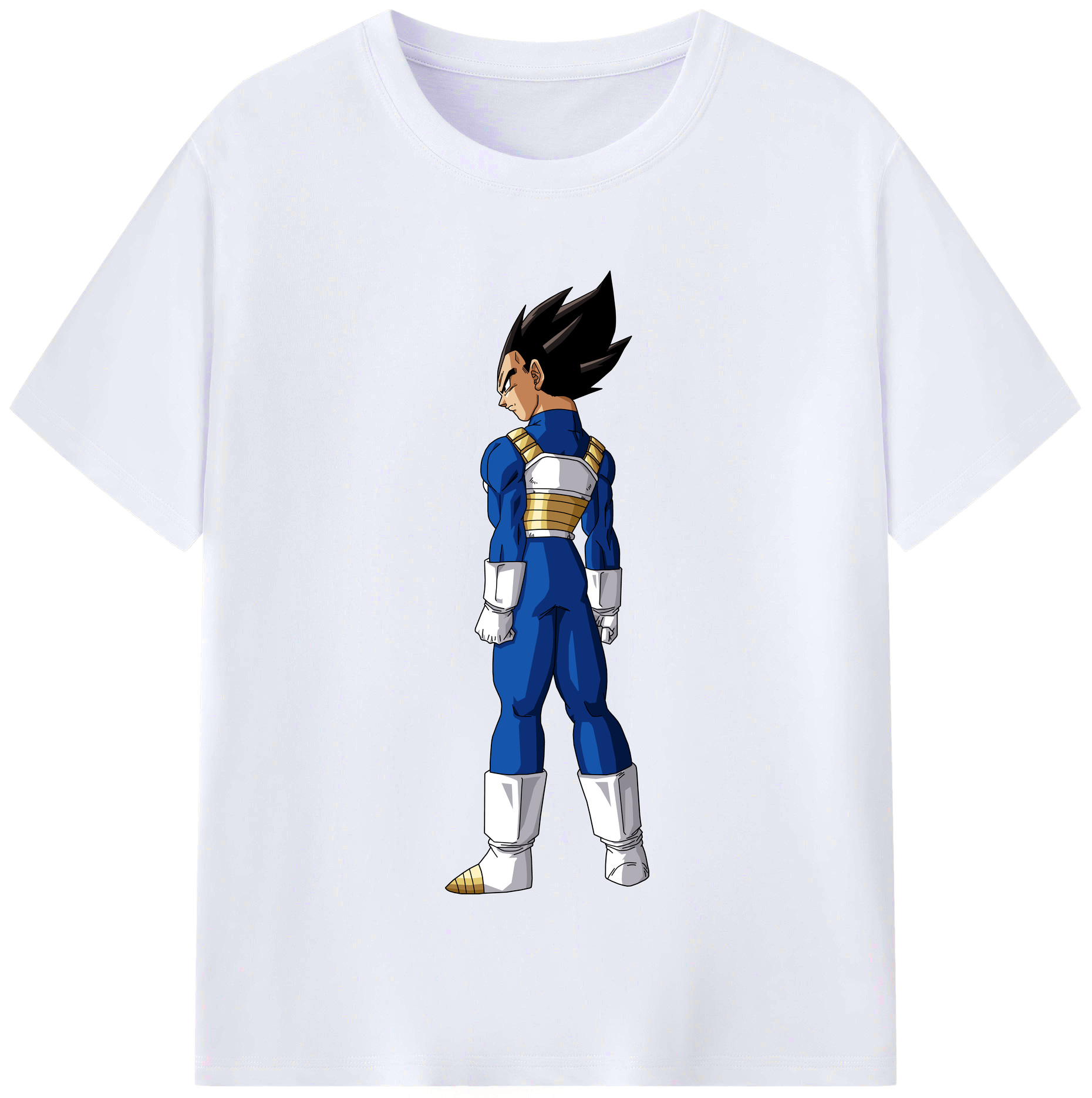 （画像用） ドラゴンボール ベジータ四世（Bejīta Yonsei）DRAGON BALL Vegeta IV レディースカジュアルプリントTシャツ（綿100％）
